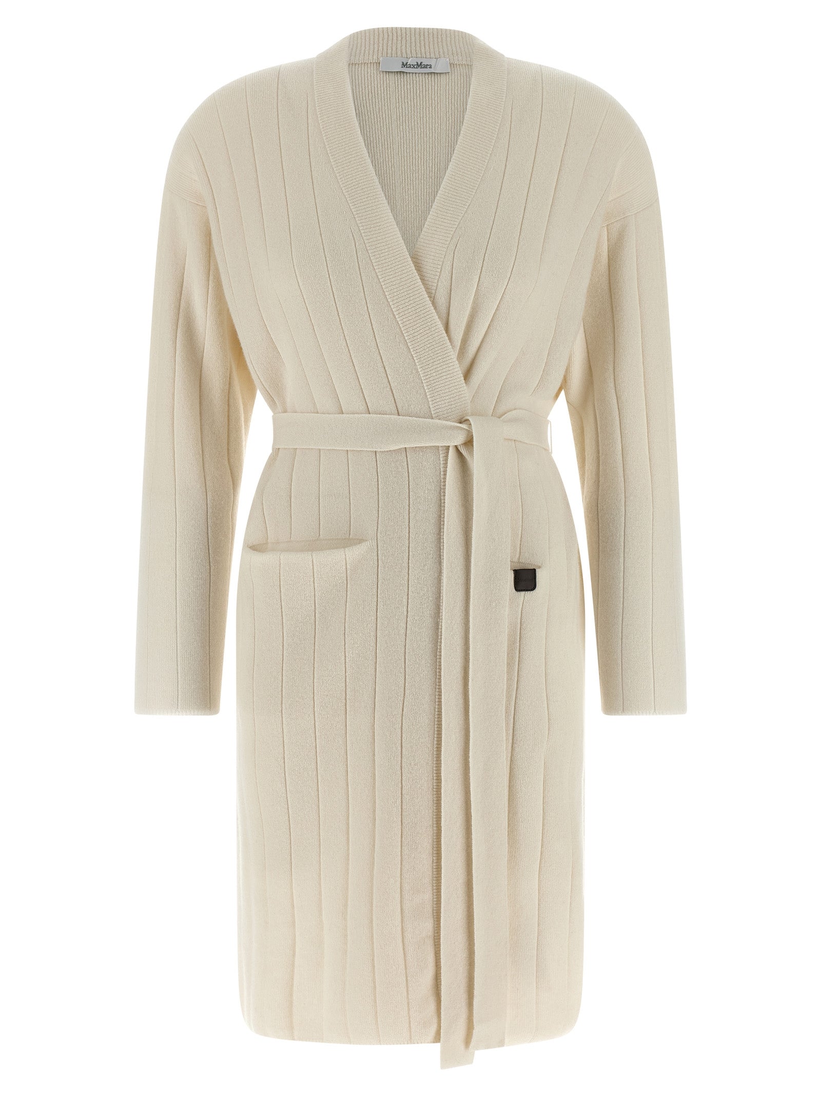 Max Mara White Cashmere Cardigan Max Mara