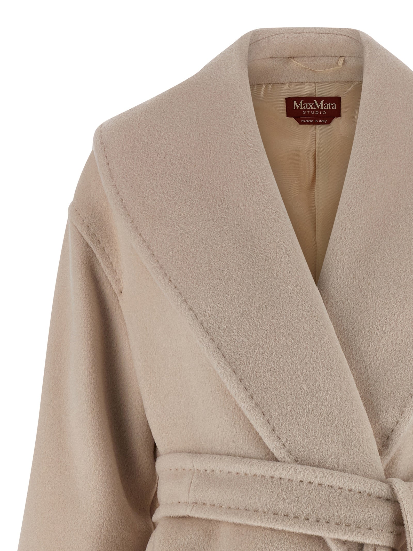 Max Mara Beige Wool Coat Max Mara
