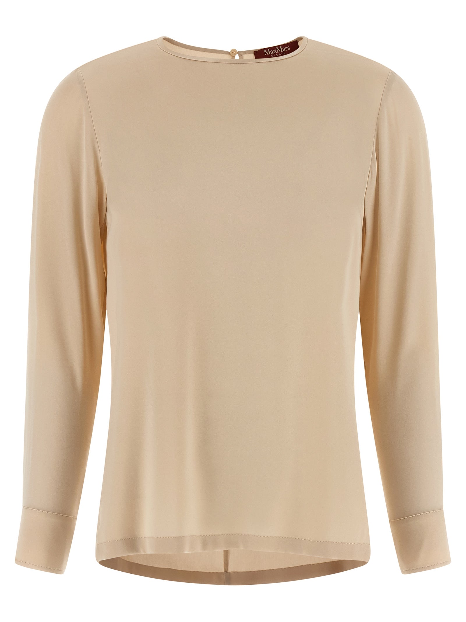 Max Mara Beige Silk Blouse Max Mara