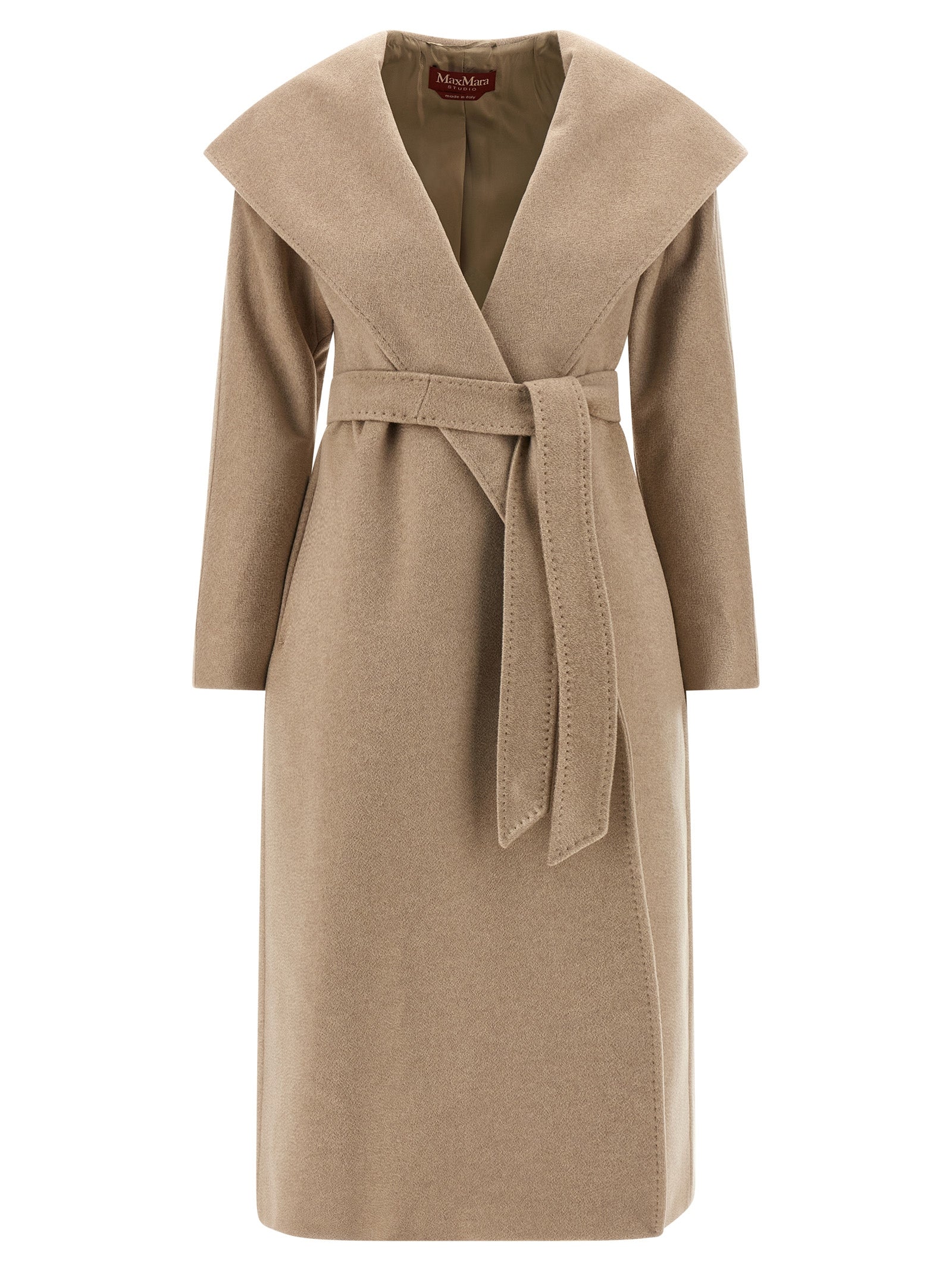 Max Mara Beige Cashmere Coat Max Mara