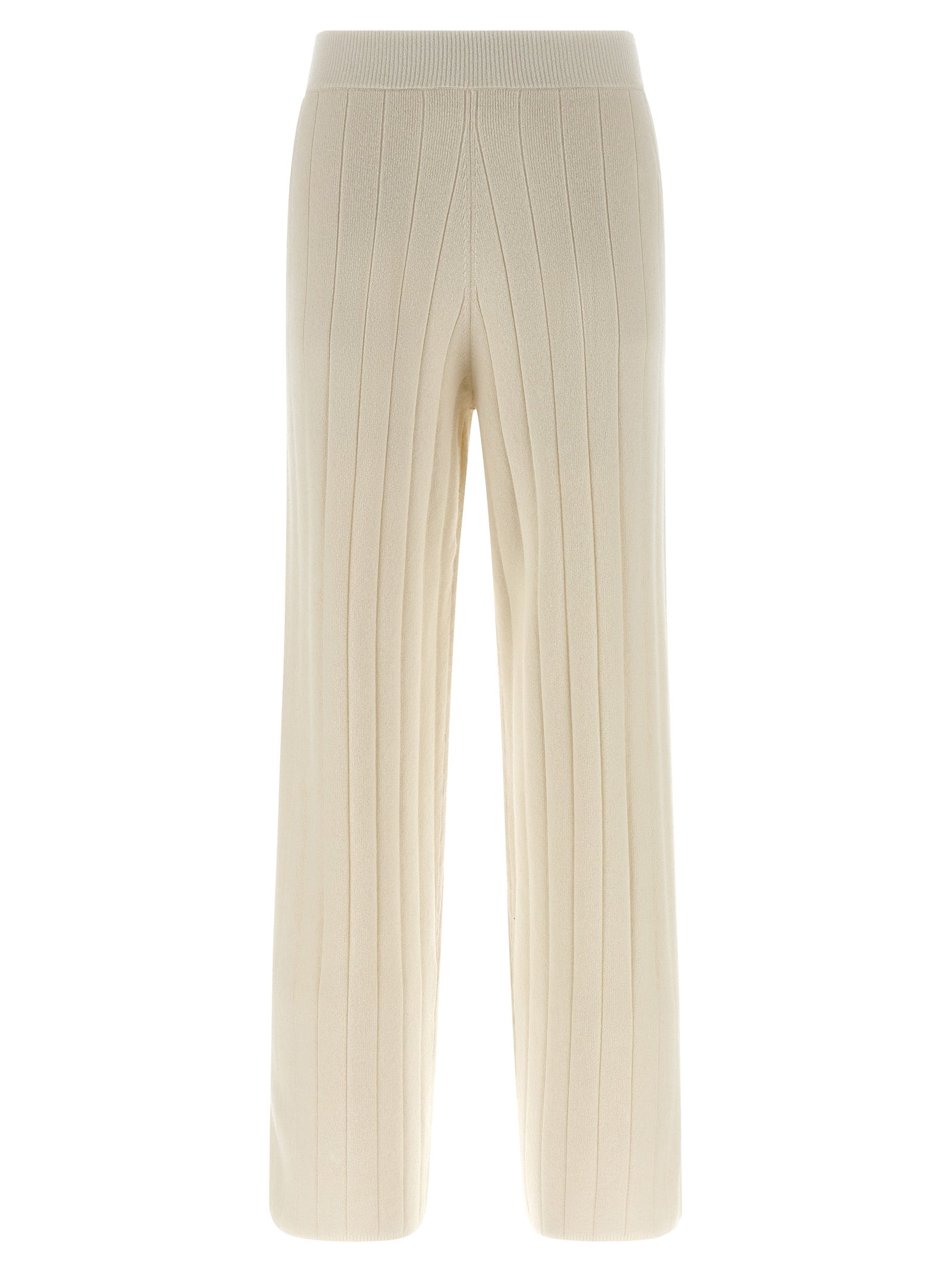 Max Mara White Cashmere Joggers (Workout Pants) Max Mara