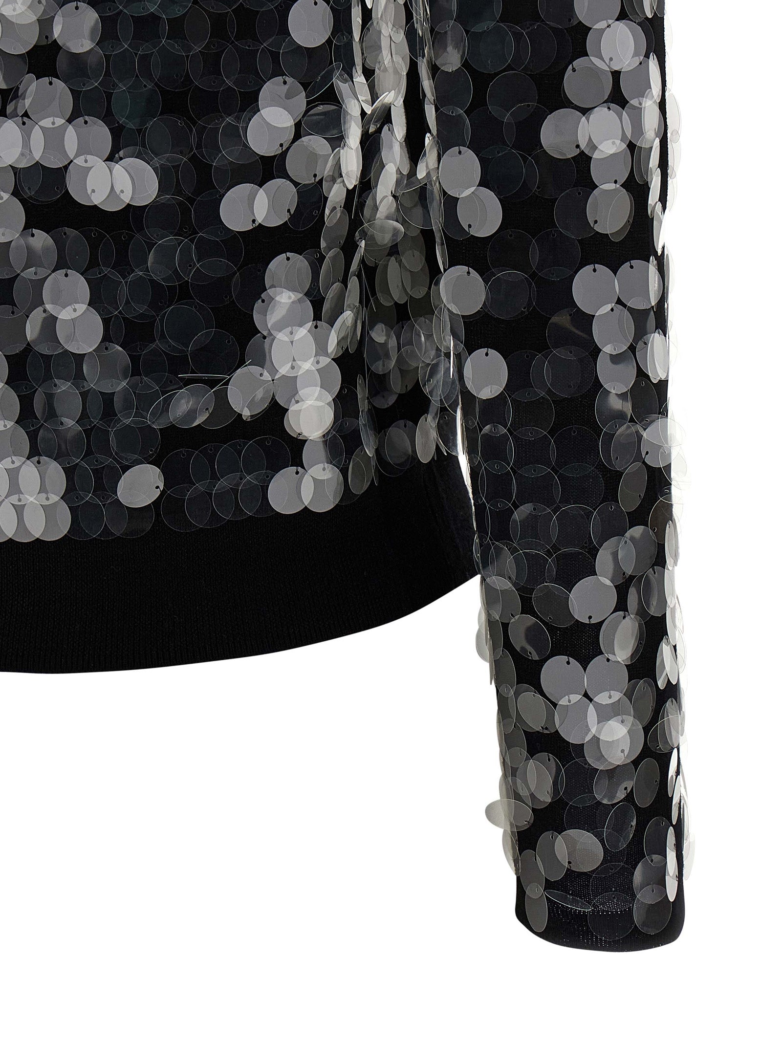 Max Mara Black Virgin Wool Cardigan Max Mara