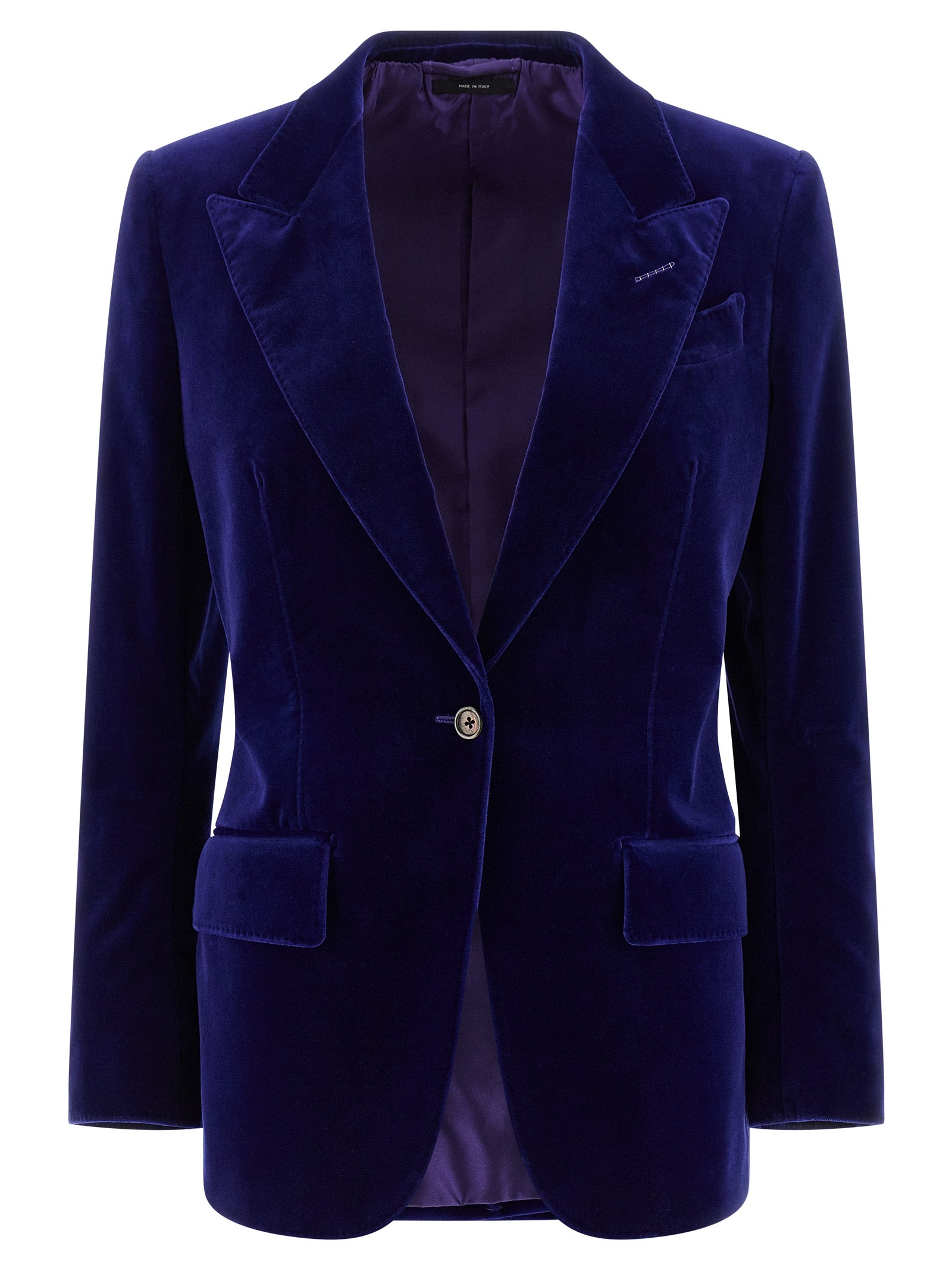 Tom Ford Blue Cotton Blazer Tom Ford