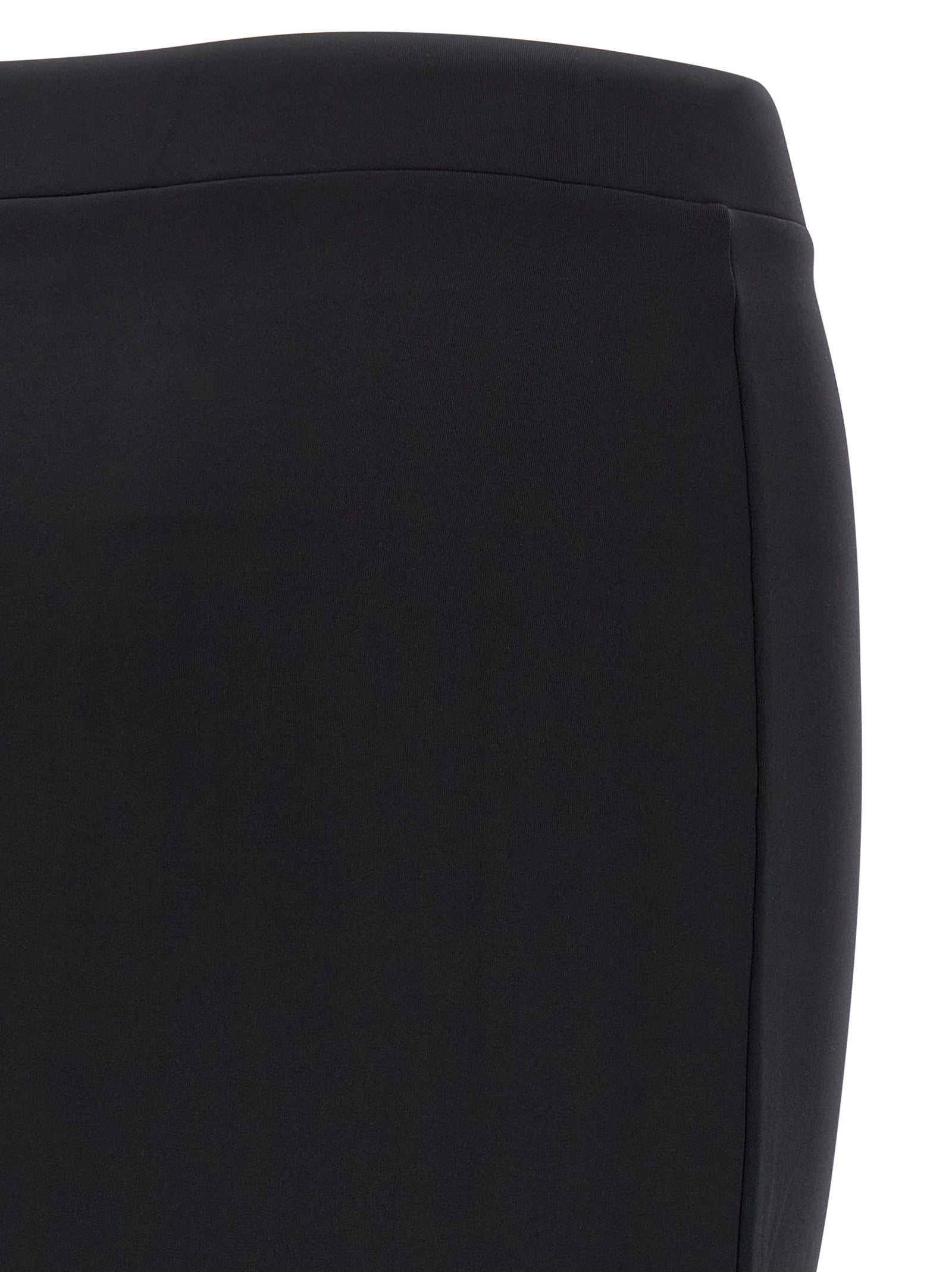 Off-White Black Polyamide Midi Skirt Off-White