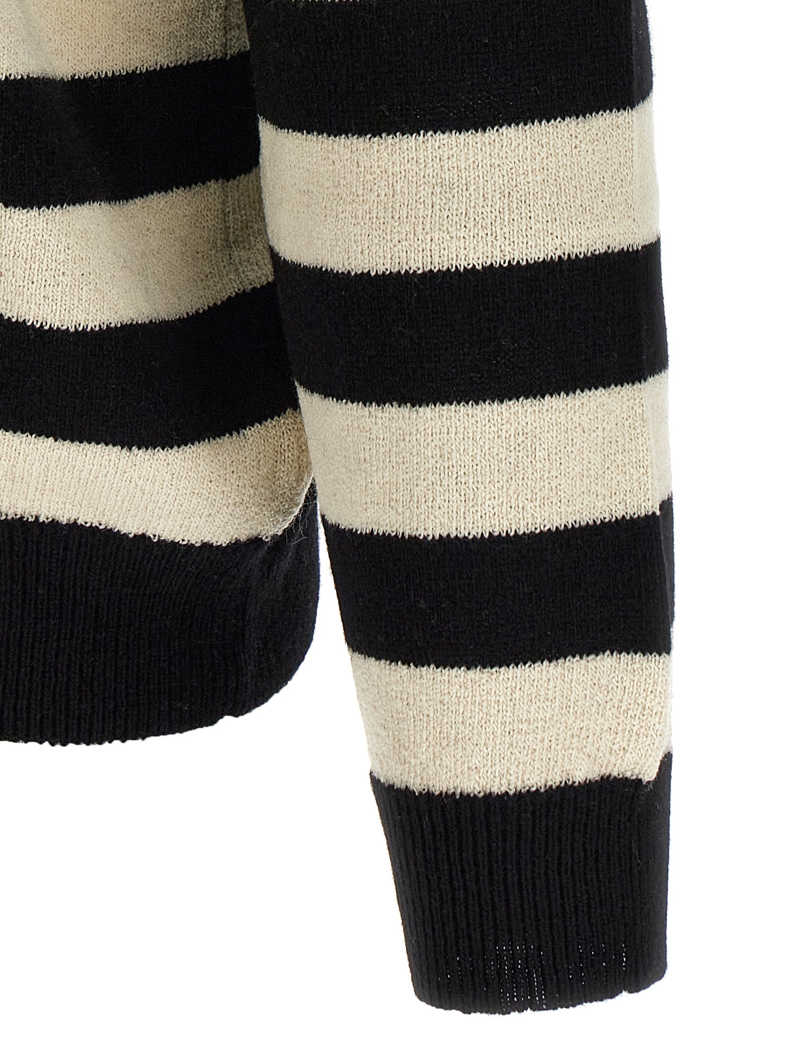 Balmain Bicolor Wool Cardigan Balmain