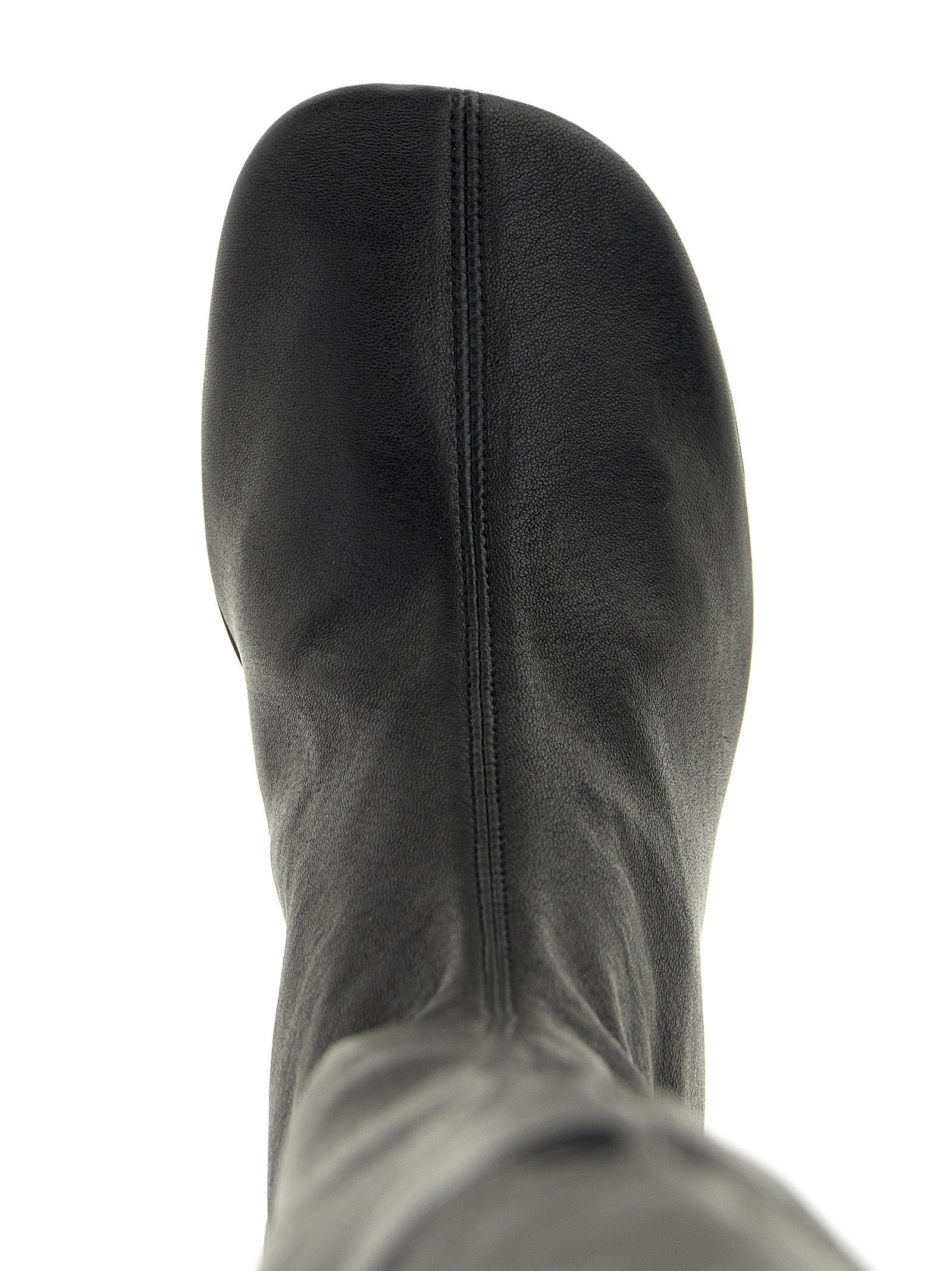 Jil Sander Black Leather Over The Knee Jil Sander