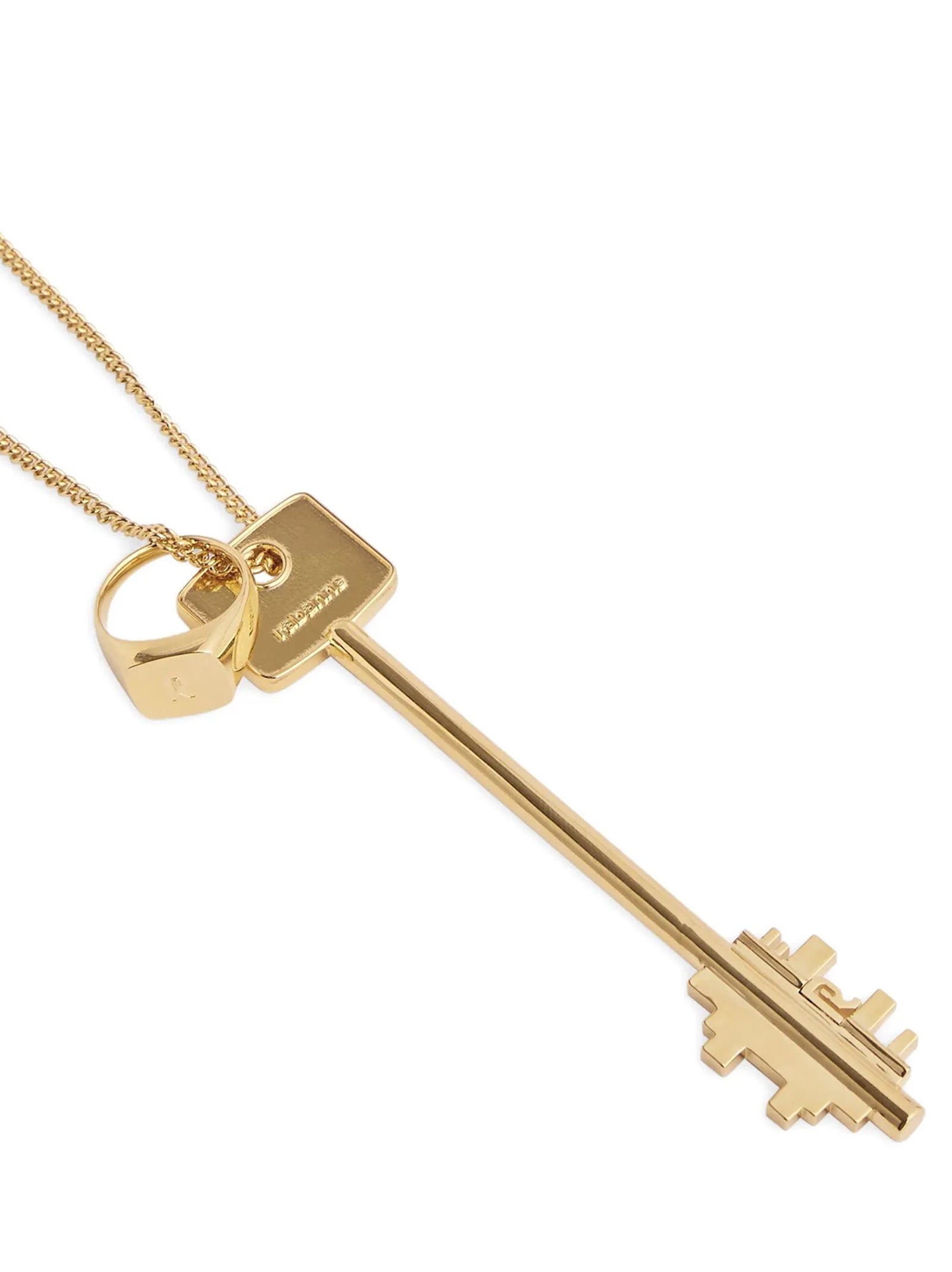 Paco Rabanne Gold Brass Necklace Paco Rabanne
