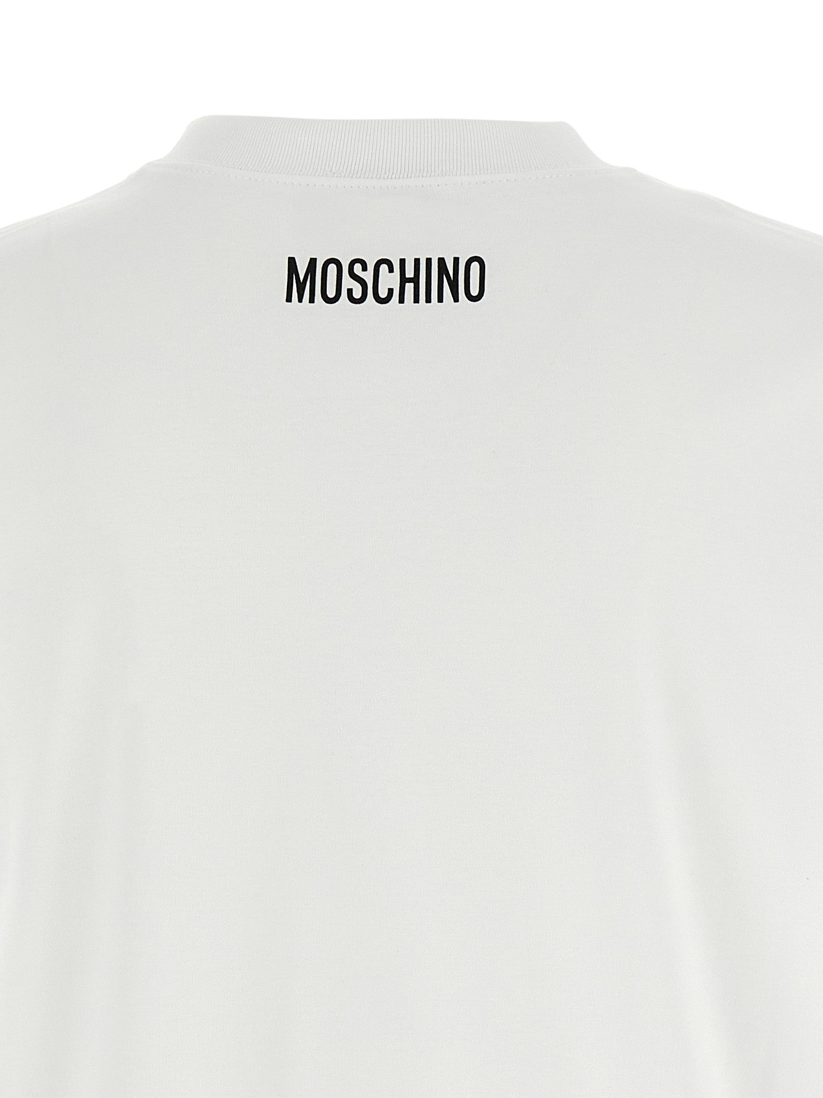 Moschino White Cotton T-Shirt Moschino