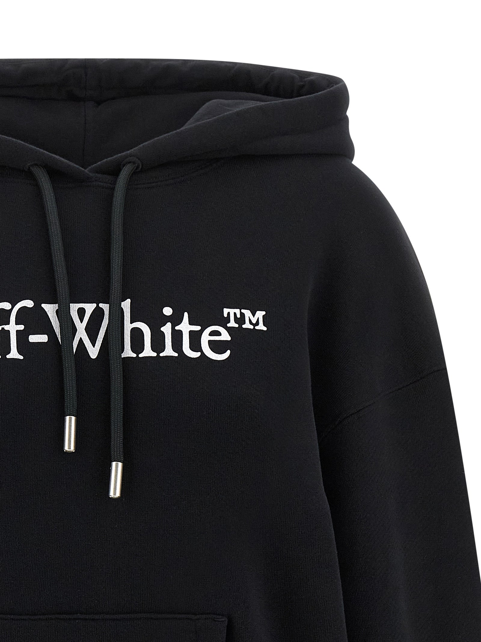 Off-White Bicolor Cotton Hoodie Off-White