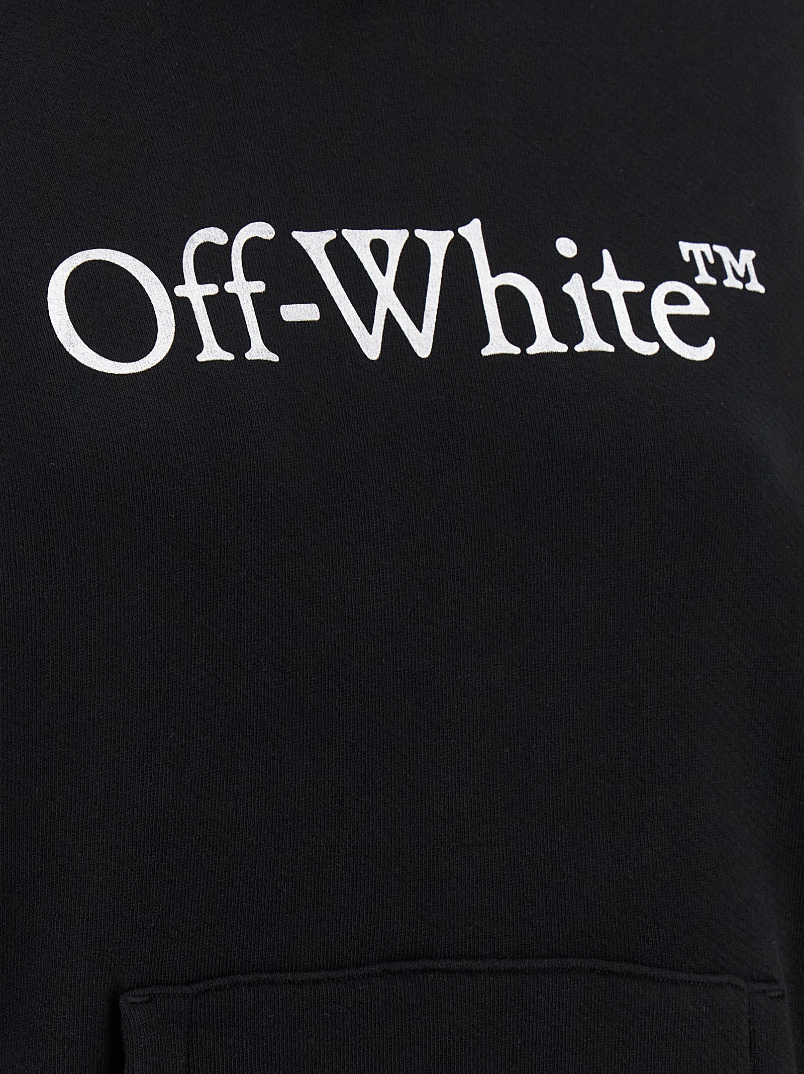 Off-White Bicolor Cotton Hoodie Off-White