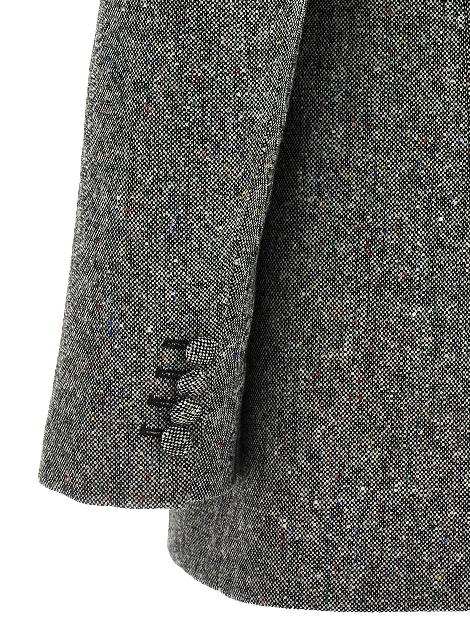 Valentino Garavani Gray Virgin Wool Blazer Valentino Garavani