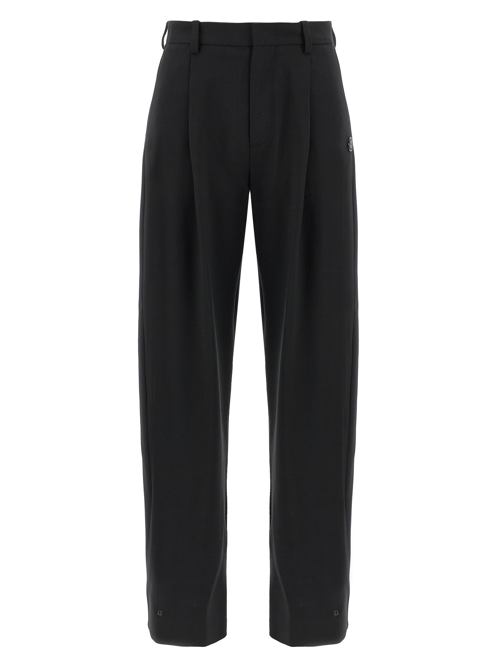 MONCLER GENIUS Black Polyester Dress Pants MONCLER GENIUS