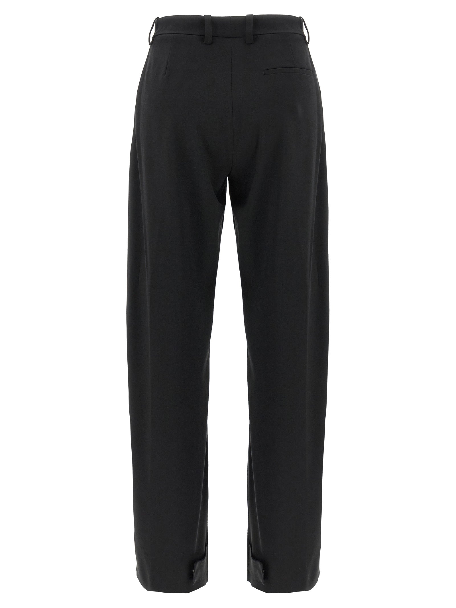 MONCLER GENIUS Black Polyester Dress Pants MONCLER GENIUS