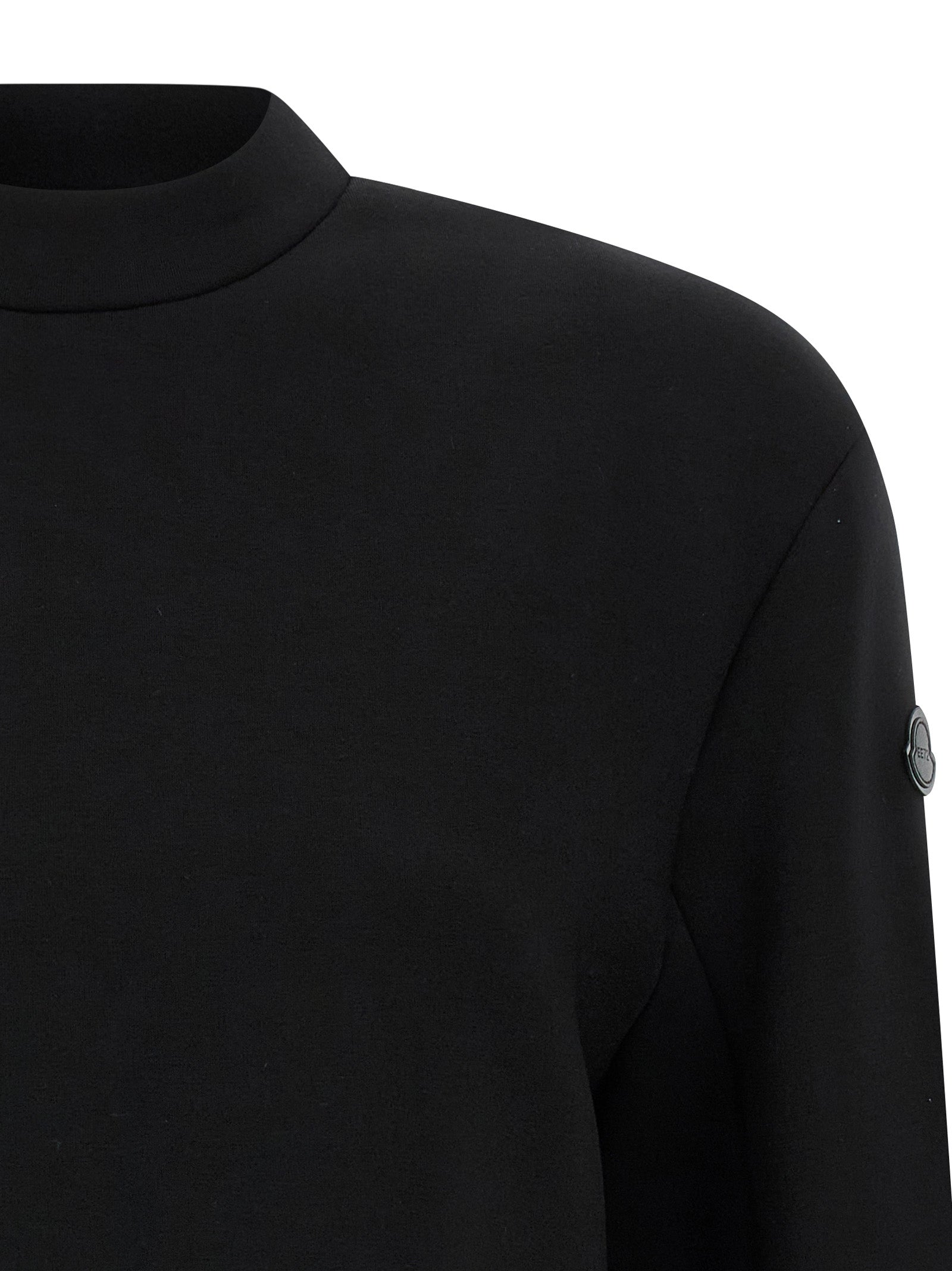 MONCLER GENIUS Black Viscose Sweatshirt MONCLER GENIUS