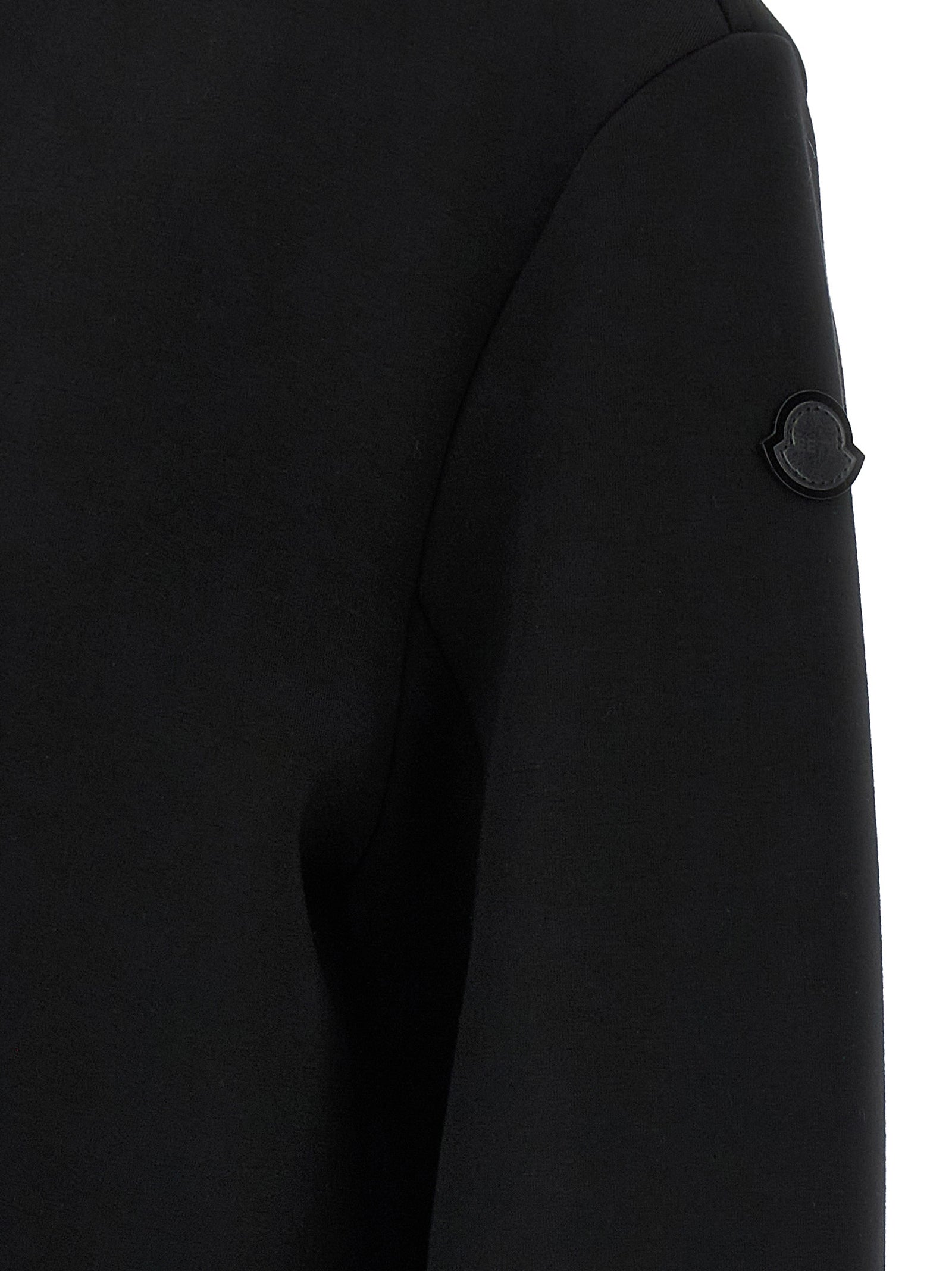 MONCLER GENIUS Black Viscose Sweatshirt MONCLER GENIUS