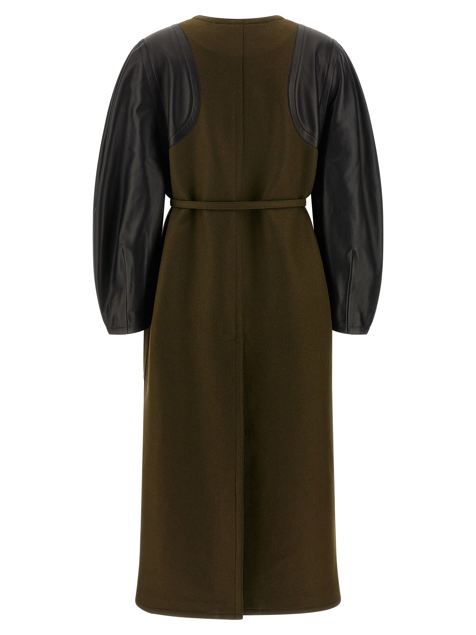 Fendi Bicolor Viscose Coat Fendi
