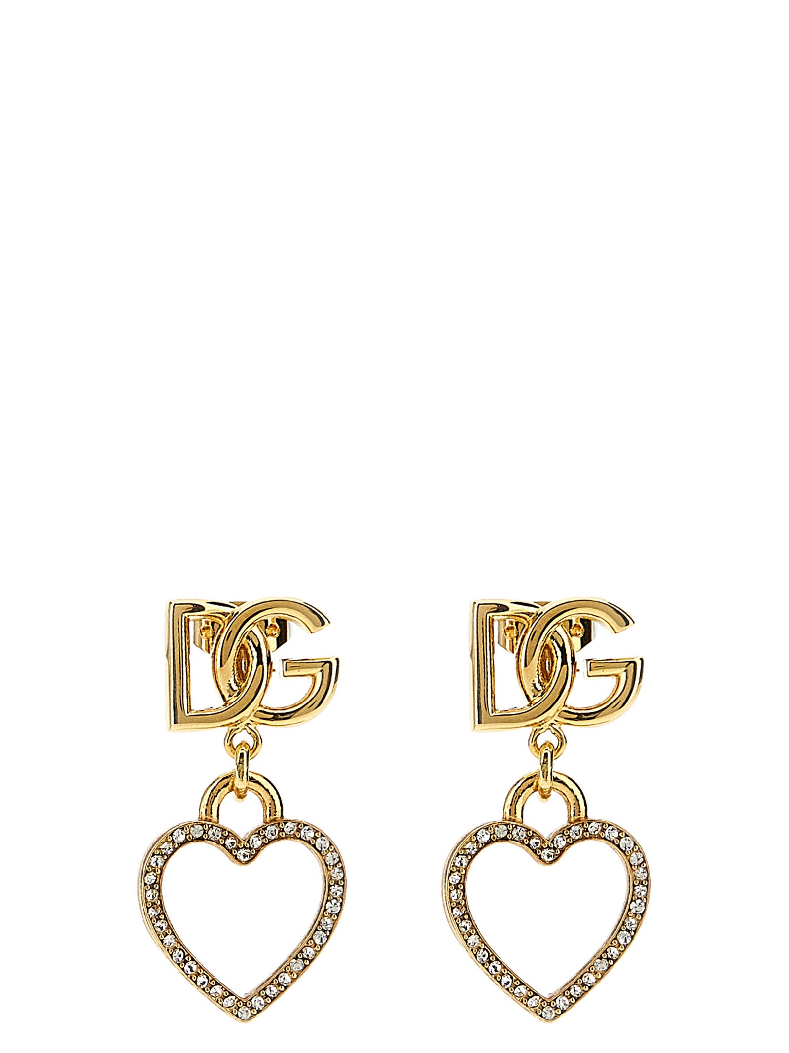 Dolce & Gabbana Gold Brass Earrings Dolce & Gabbana