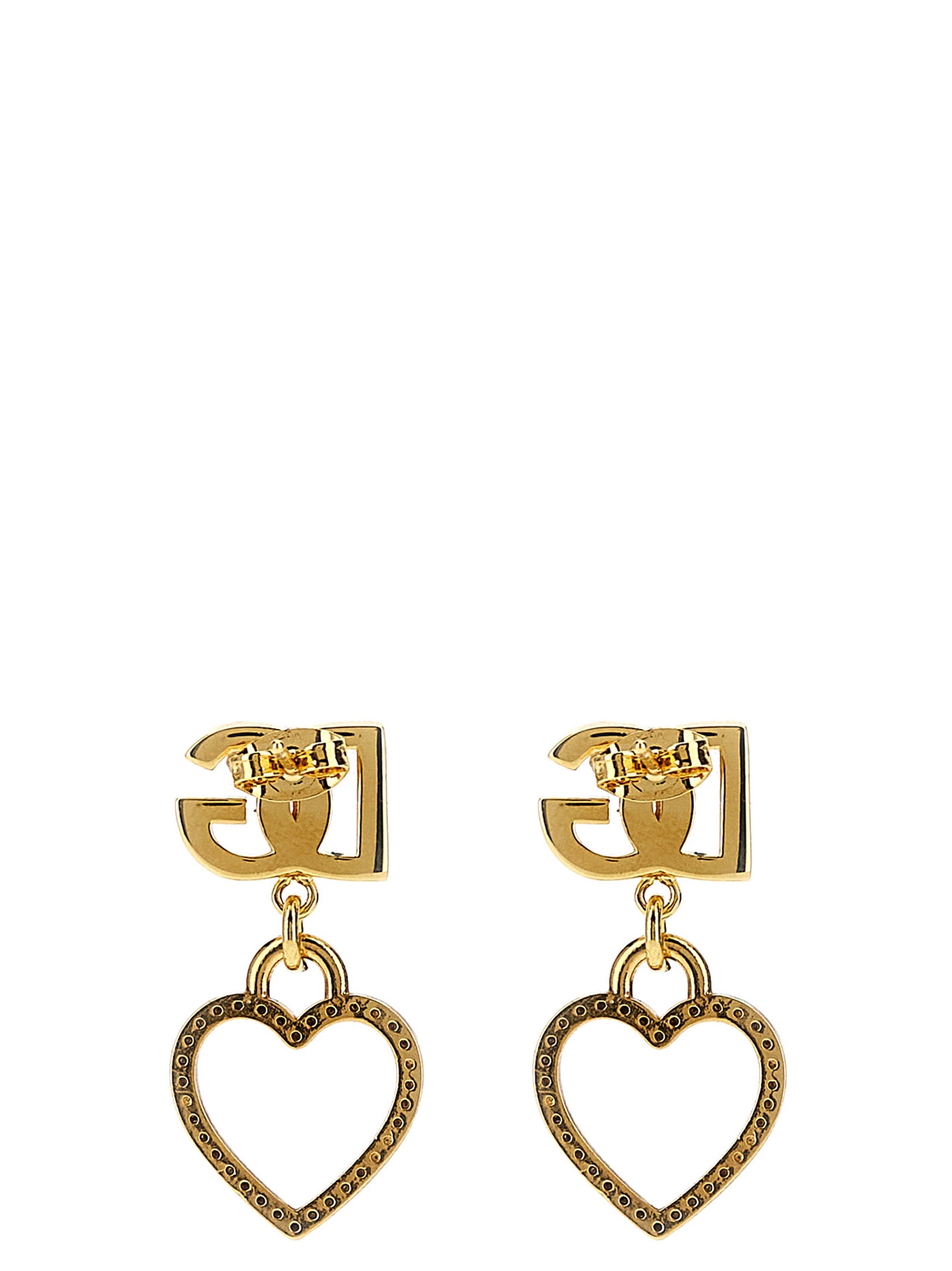 Dolce & Gabbana Gold Brass Earrings Dolce & Gabbana