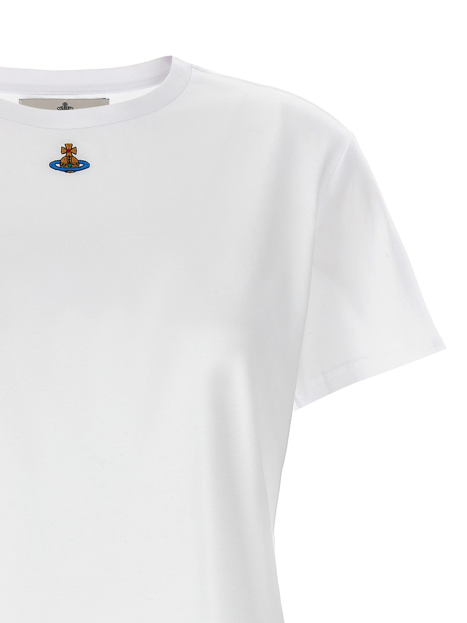 Vivienne Westwood White Cotton T-Shirt Vivienne Westwood