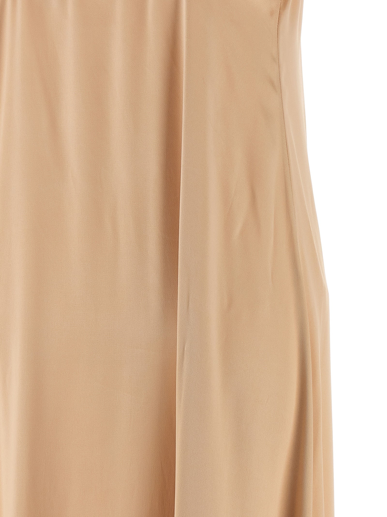 Ferragamo Beige Viscose Long Dress Ferragamo