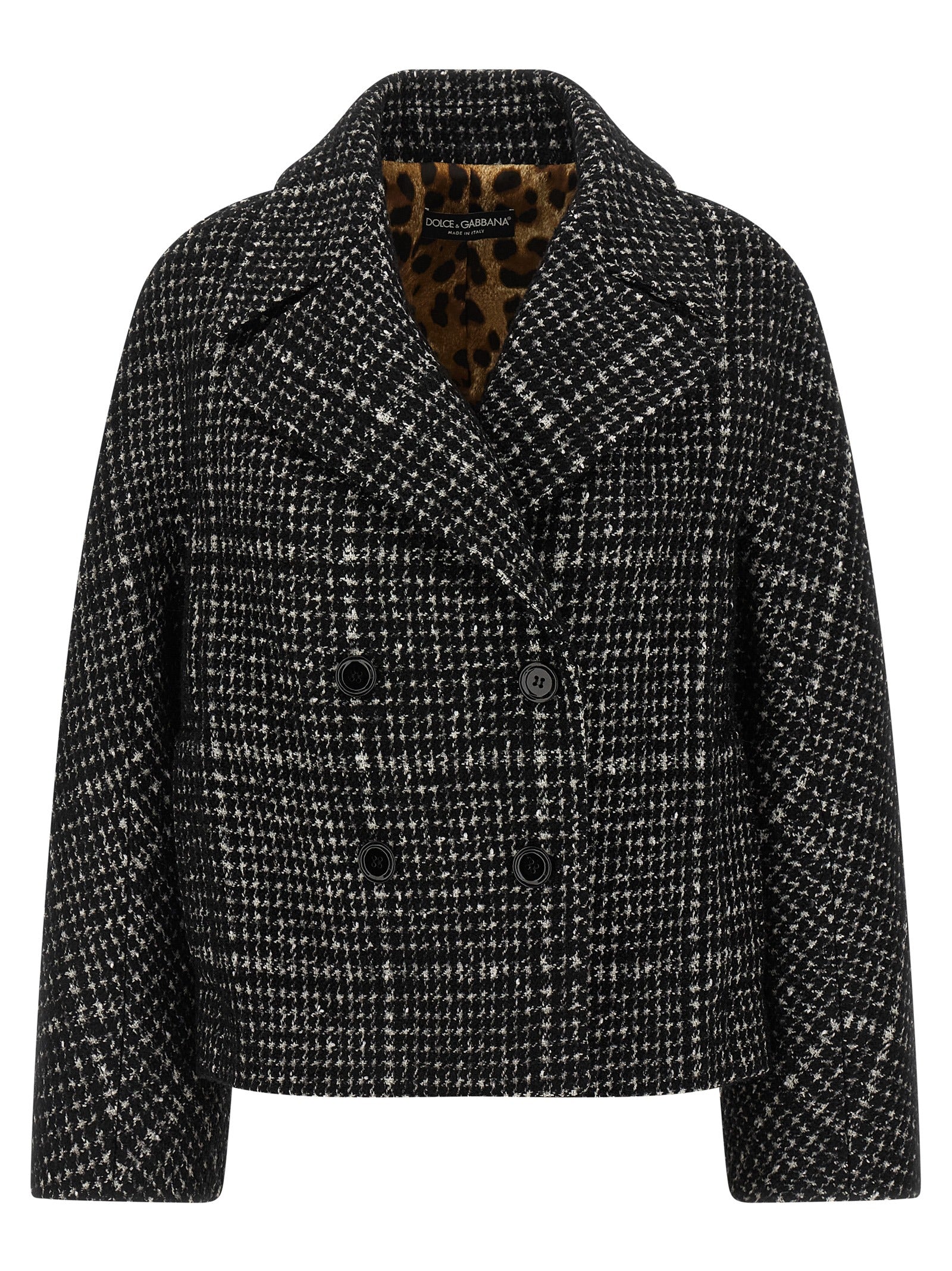 Dolce & Gabbana Bicolor Cotton Coat Dolce & Gabbana