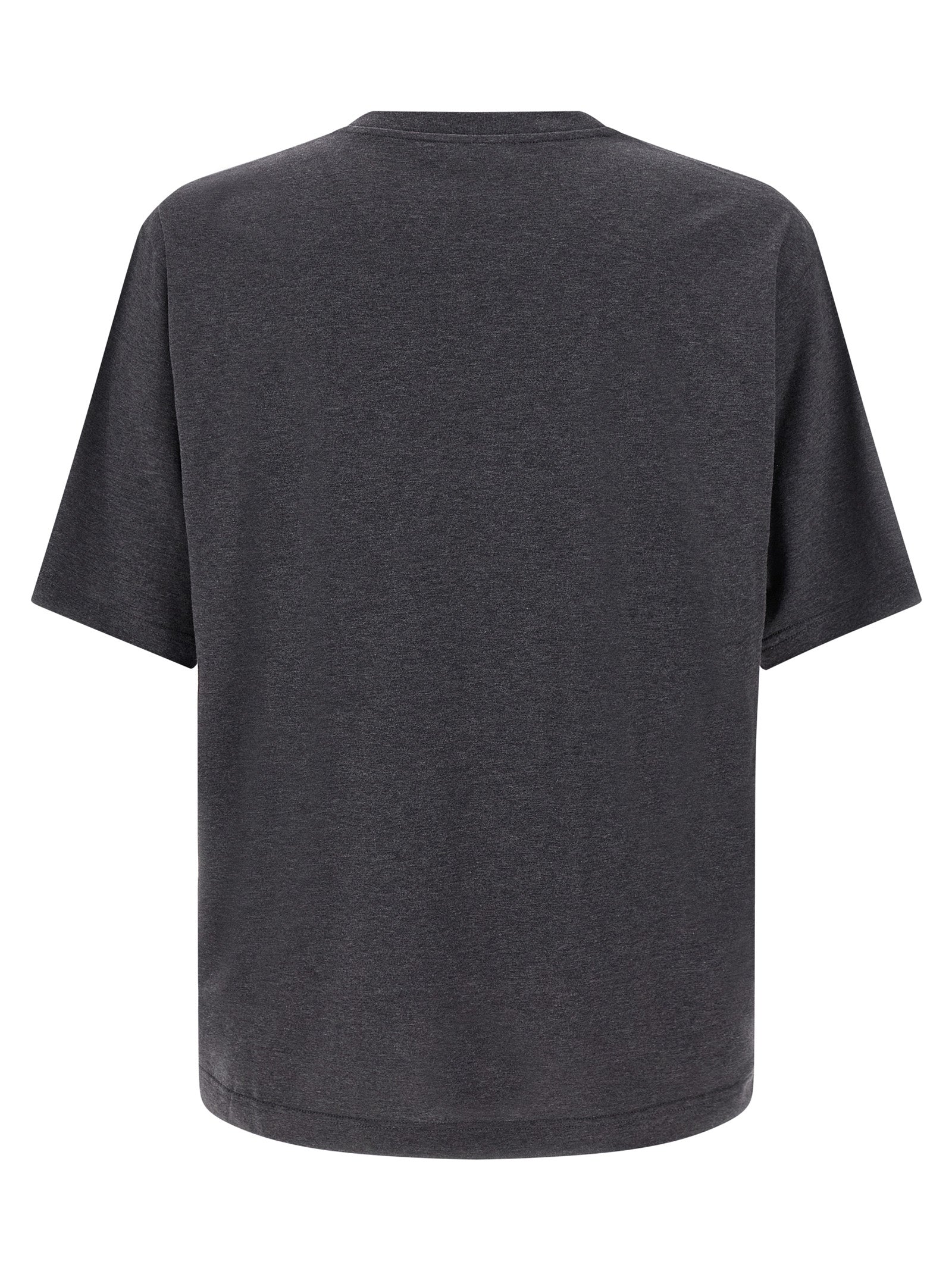 Dolce & Gabbana Gray Cotton T-Shirt Dolce & Gabbana
