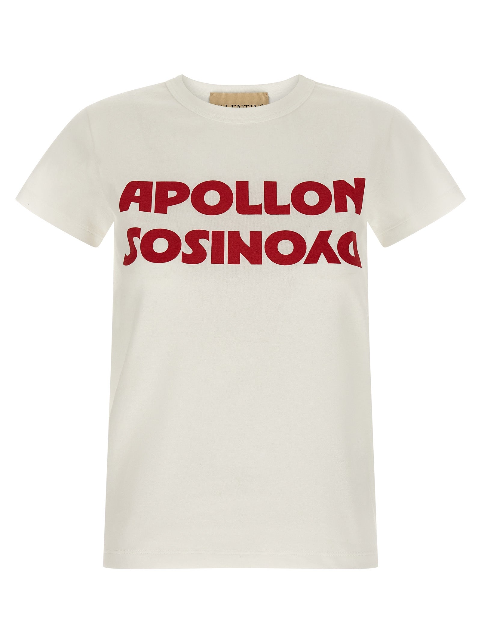 Valentino Garavani White Cotton T-Shirt Valentino Garavani