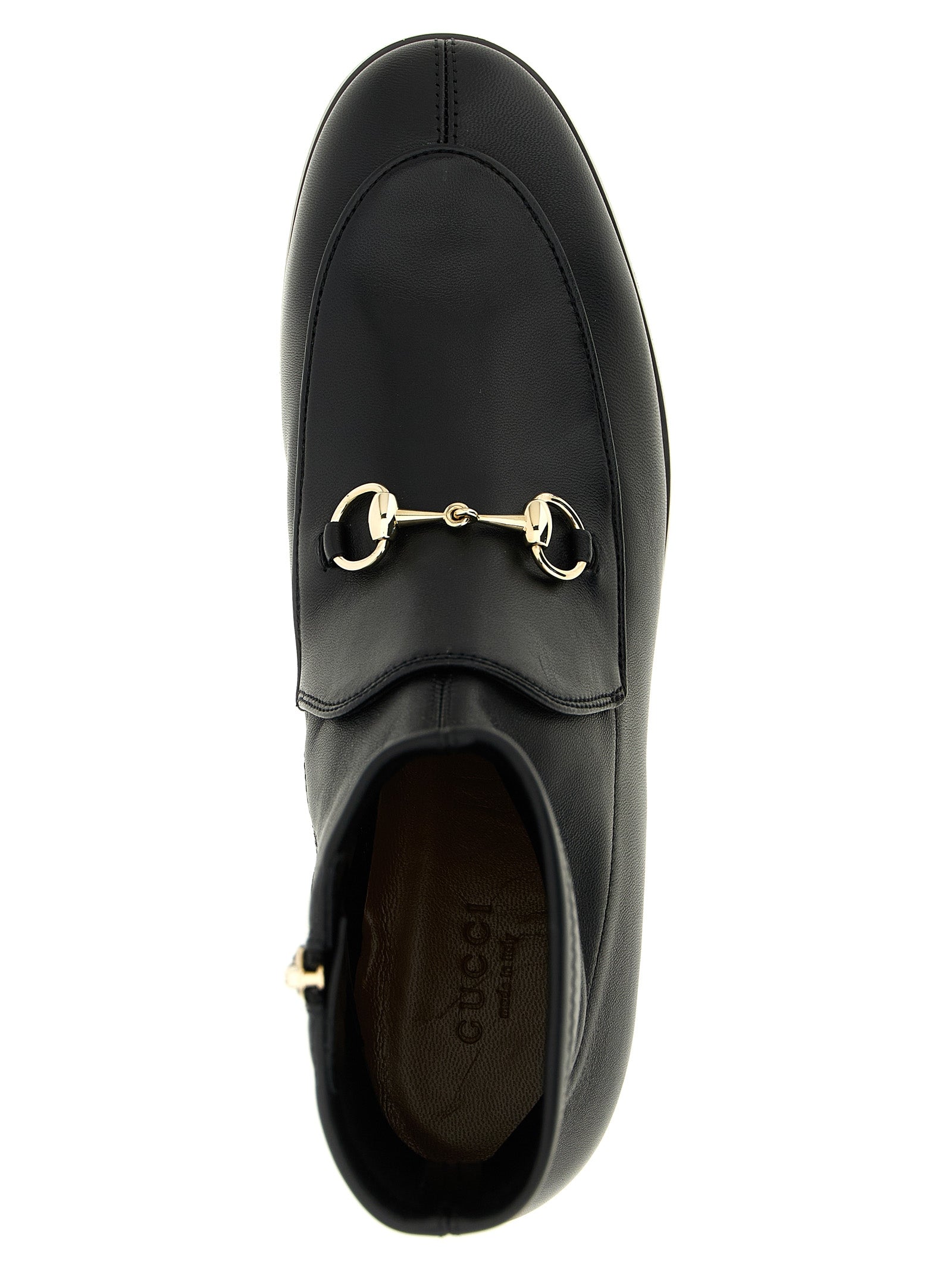 Gucci Black Lamb Leather Ankle Boots Gucci