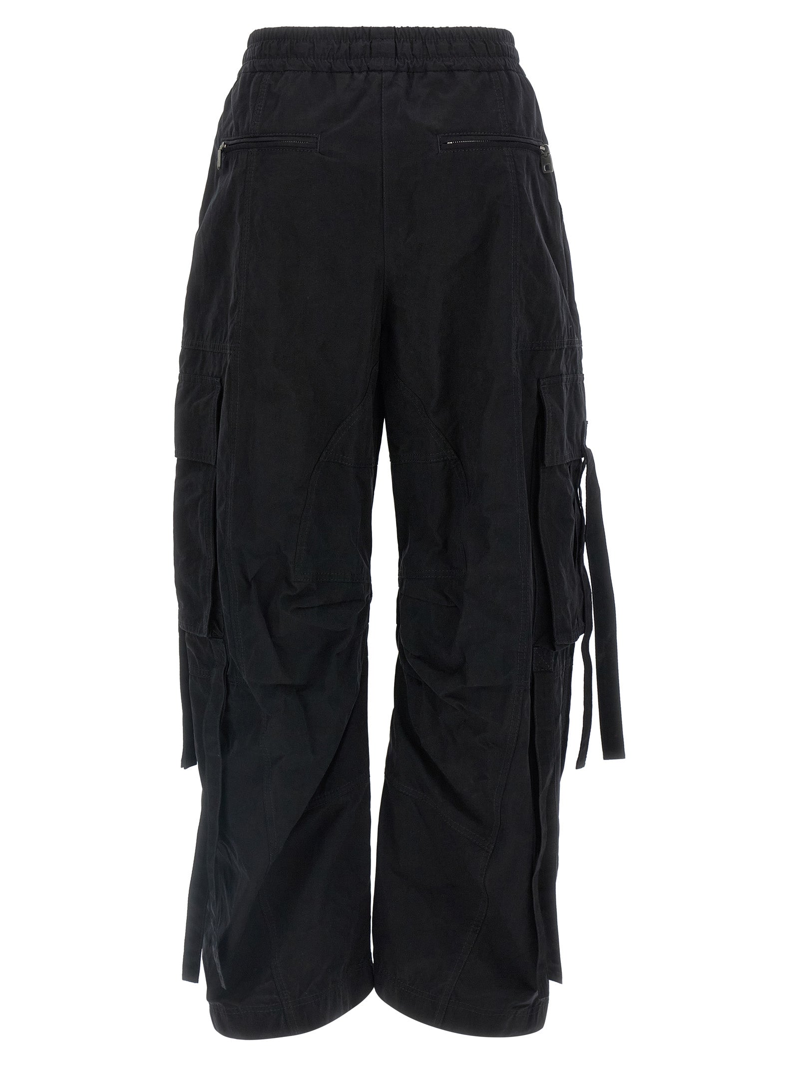 Dolce & Gabbana Black Cotton Cargo Pants Dolce & Gabbana