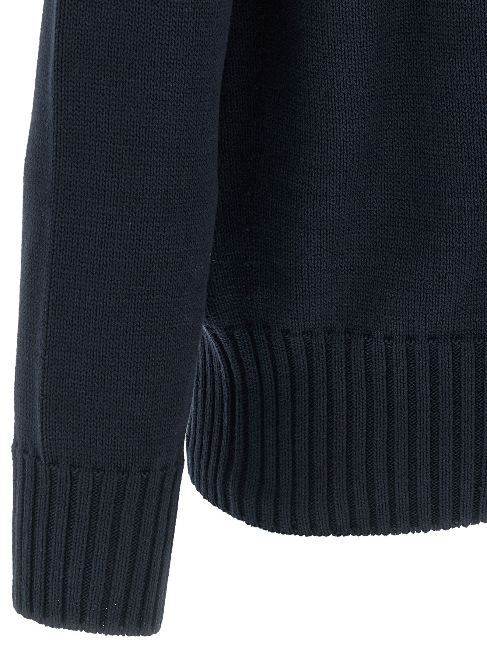 Givenchy Blue Cotton Cardigan Givenchy