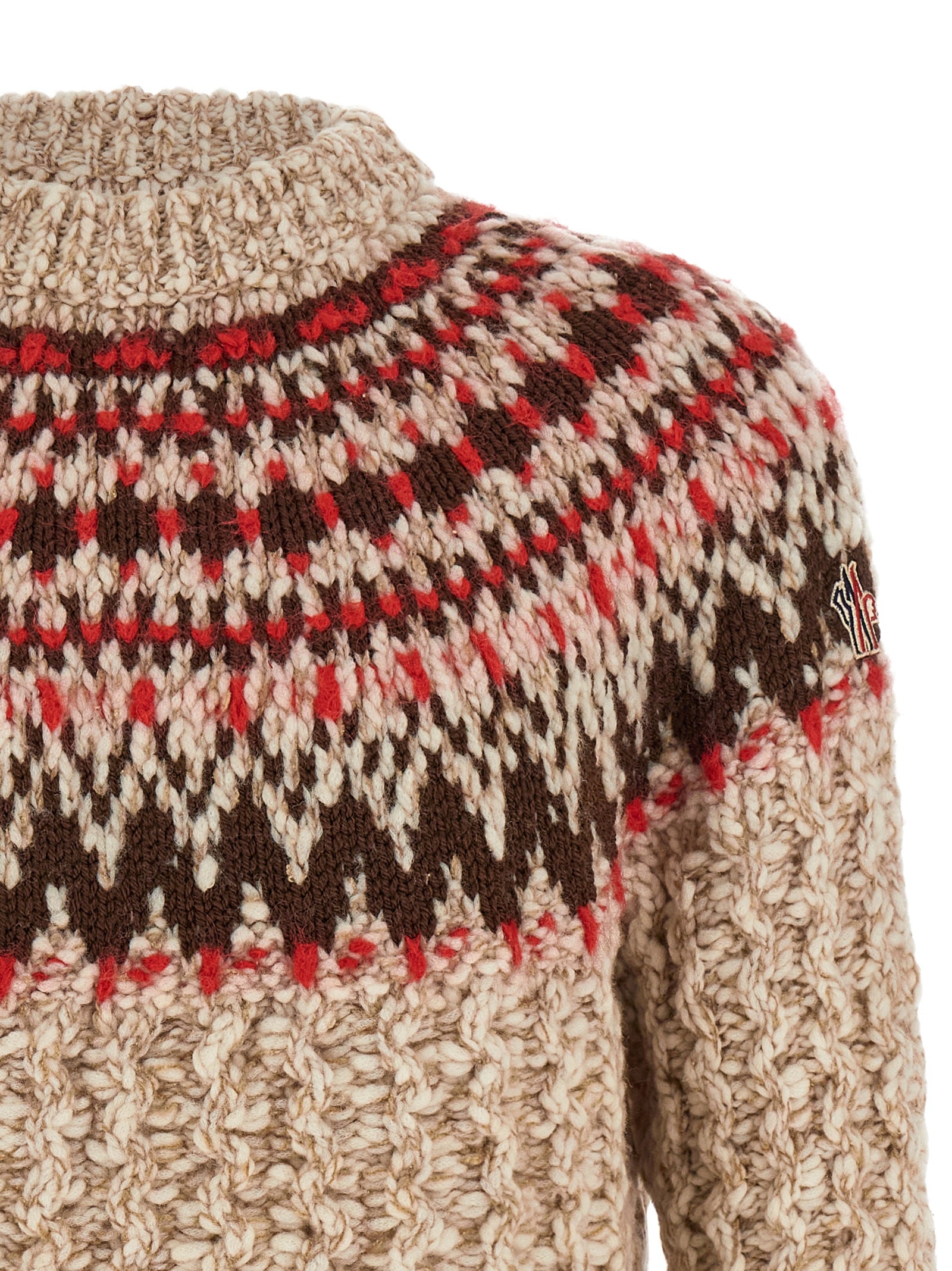 Moncler Grenoble Multicolor Wool Cardigan Moncler Grenoble