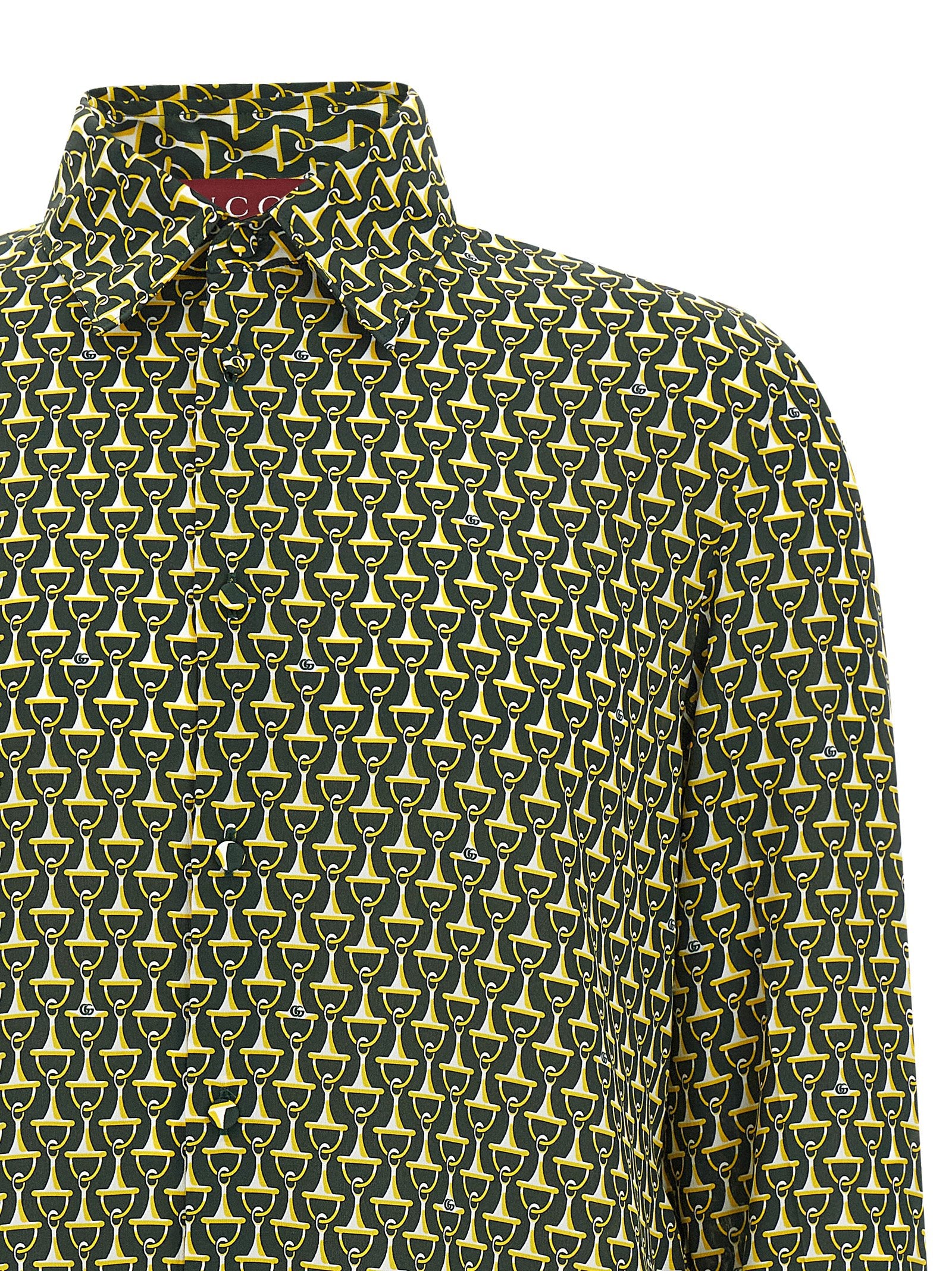 Gucci Bicolor Silk Blouse Gucci