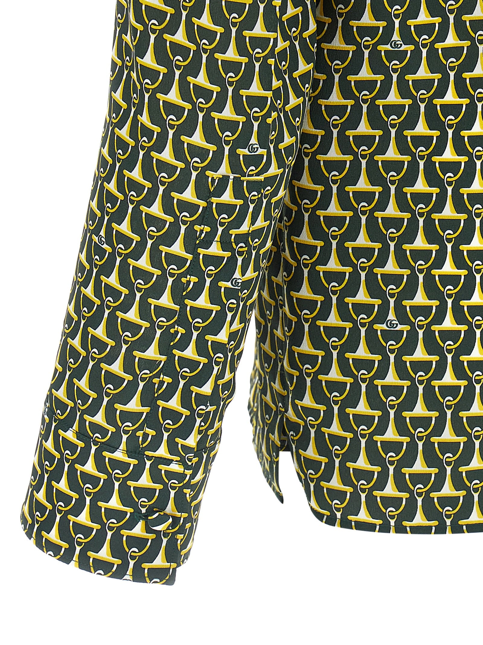 Gucci Bicolor Silk Blouse Gucci