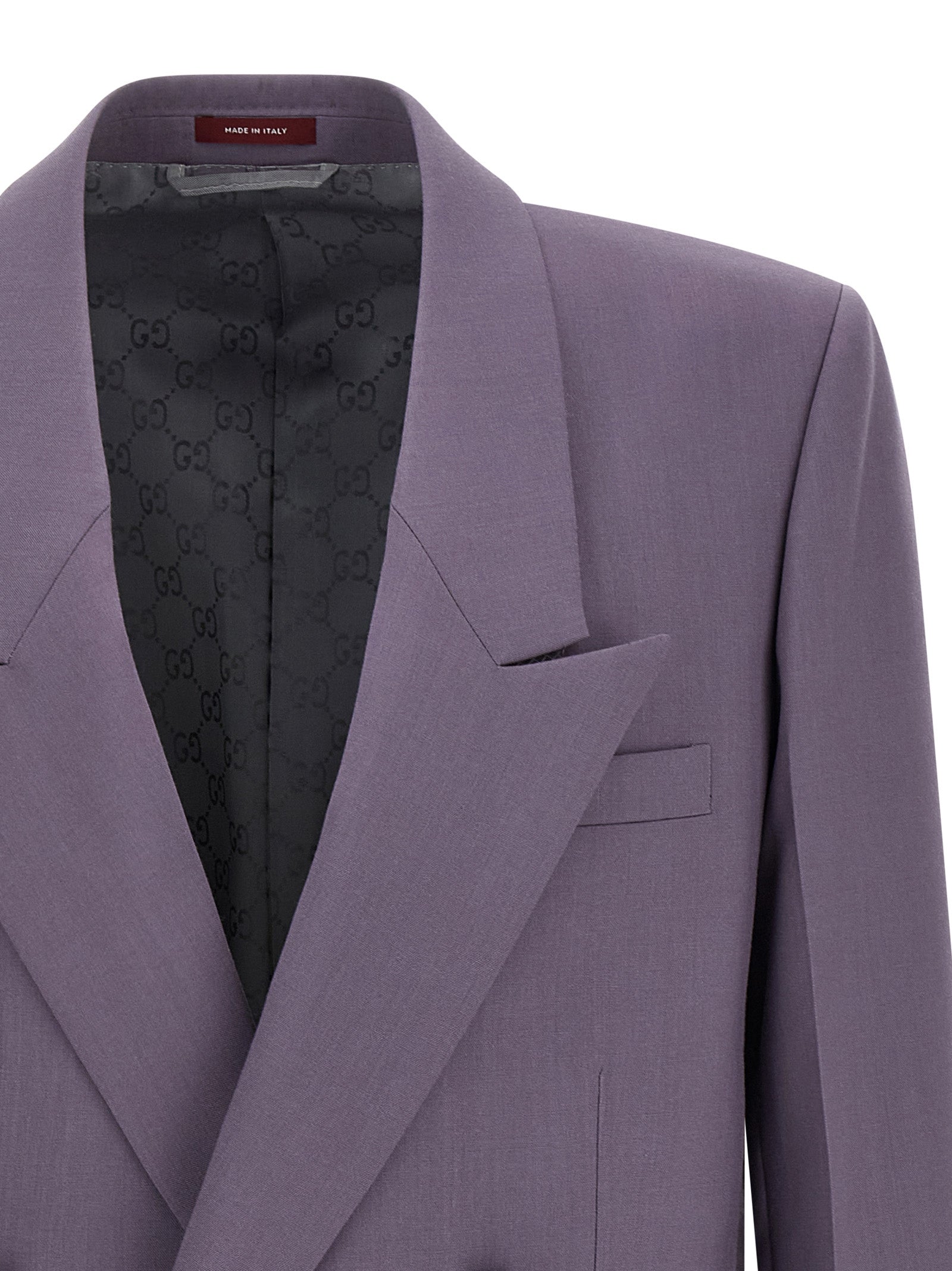 Gucci Purple Wool Blazer Gucci