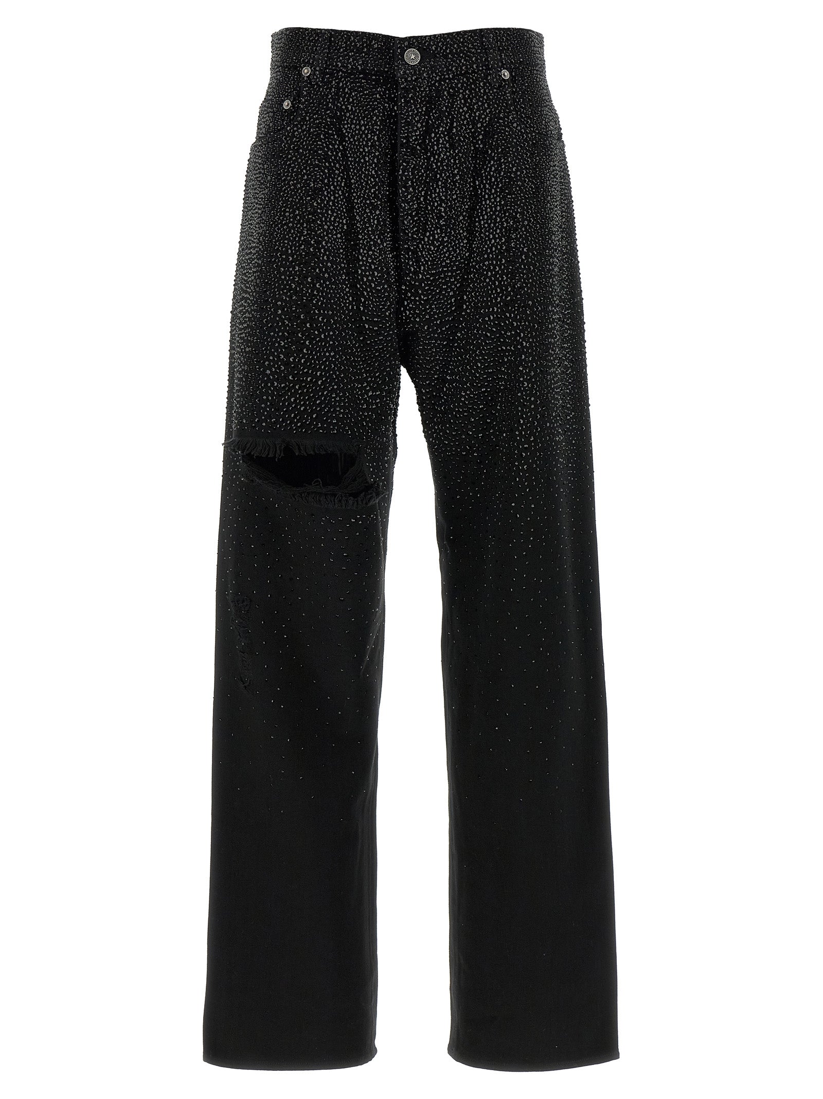 Golden Goose Black Cotton Jeans Denim Golden Goose