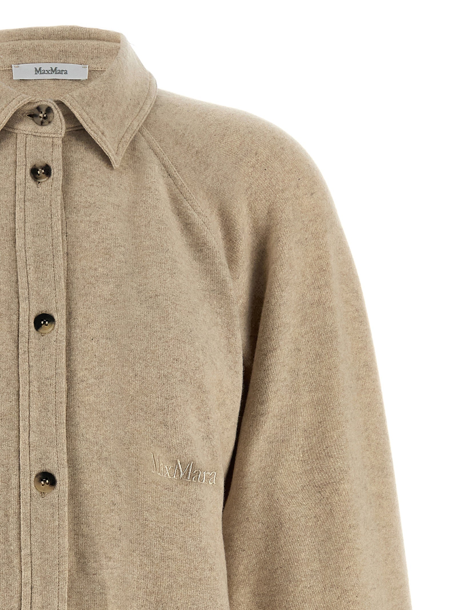 Max Mara Beige Cashmere Blouse Max Mara