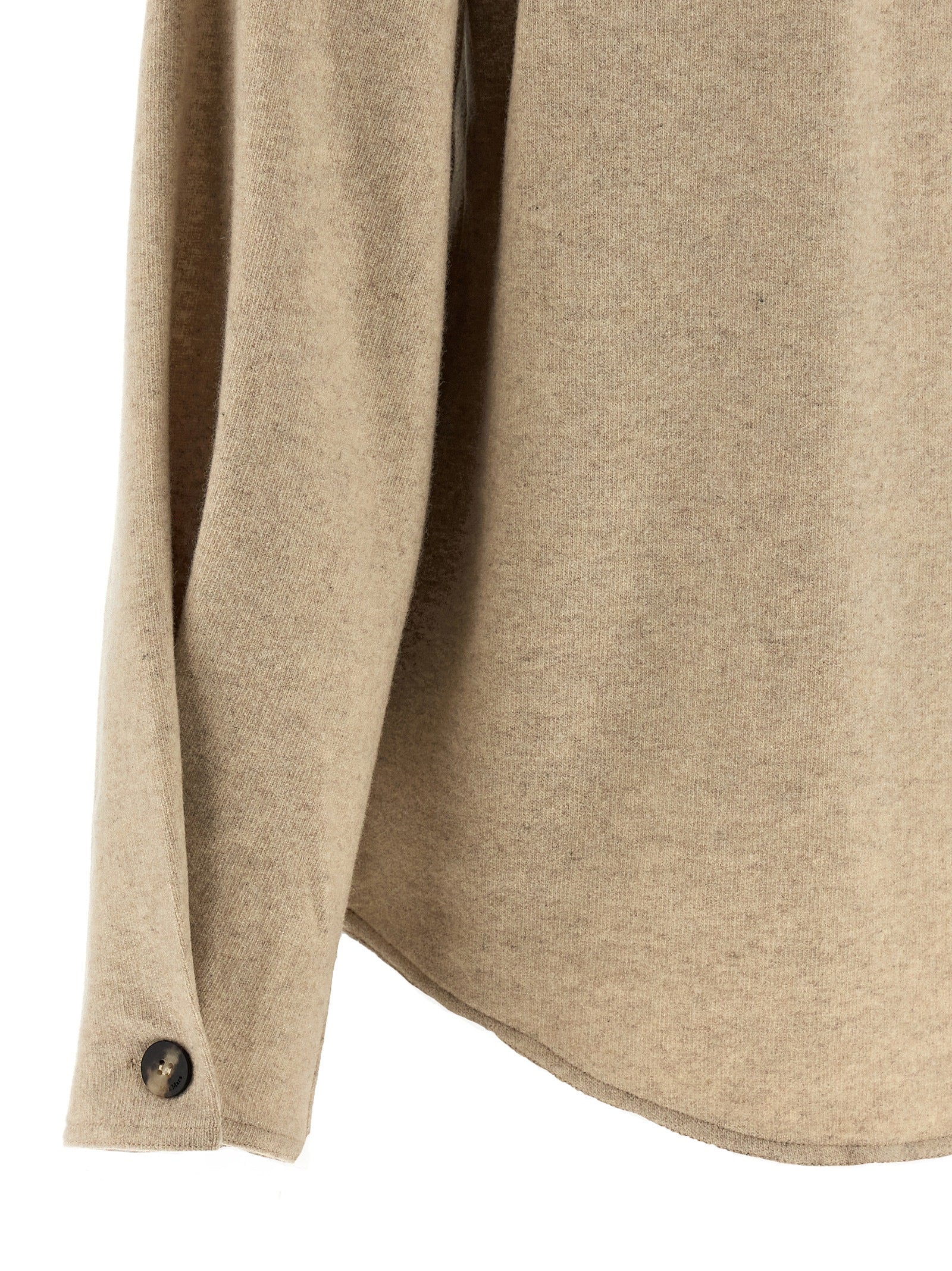 Max Mara Beige Cashmere Blouse Max Mara