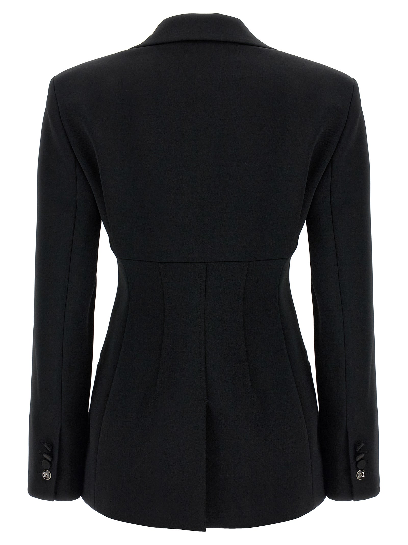 Max Mara Black Viscose Blazer Max Mara