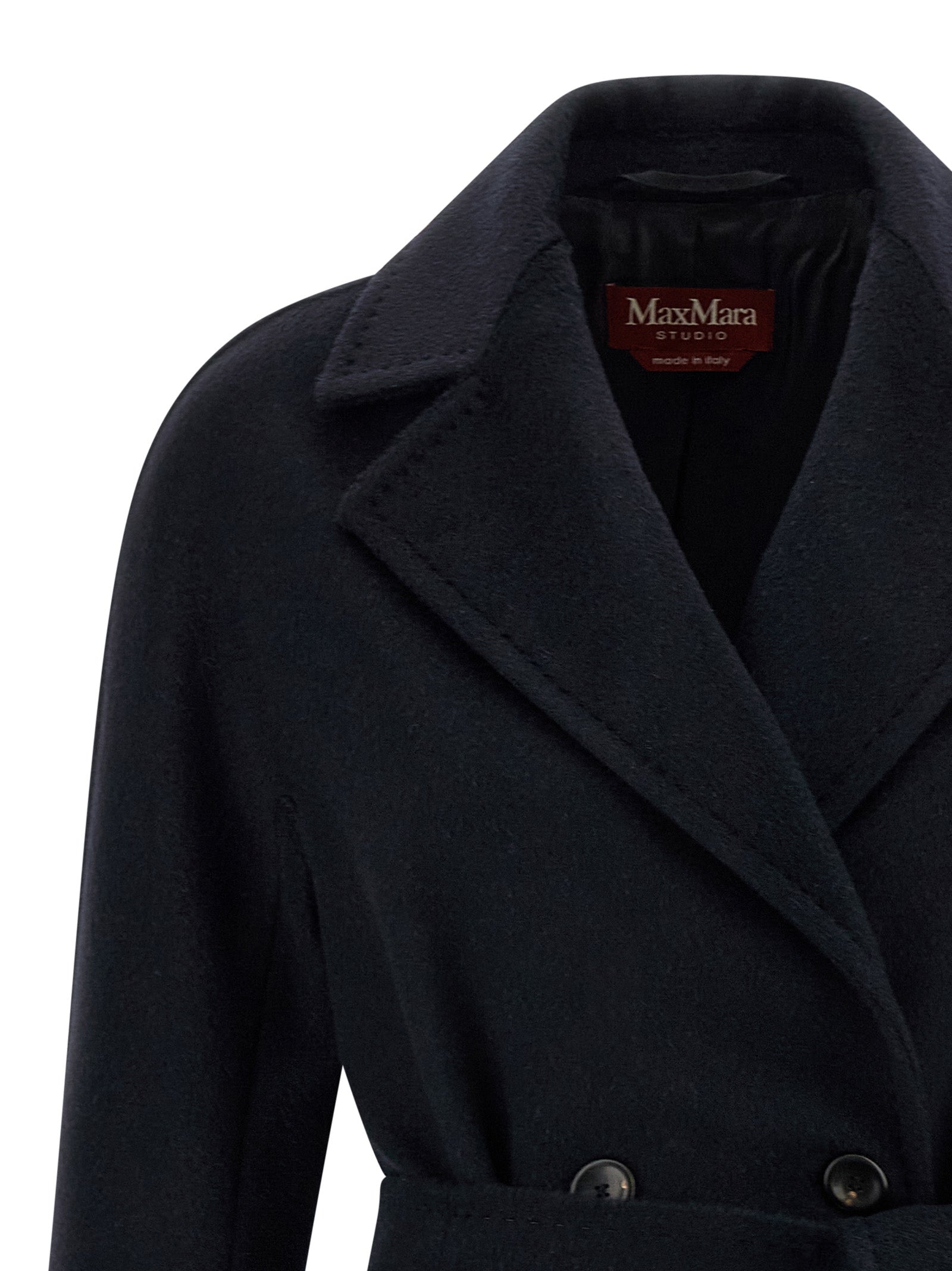 Max Mara Blue Cashmere Coat Max Mara
