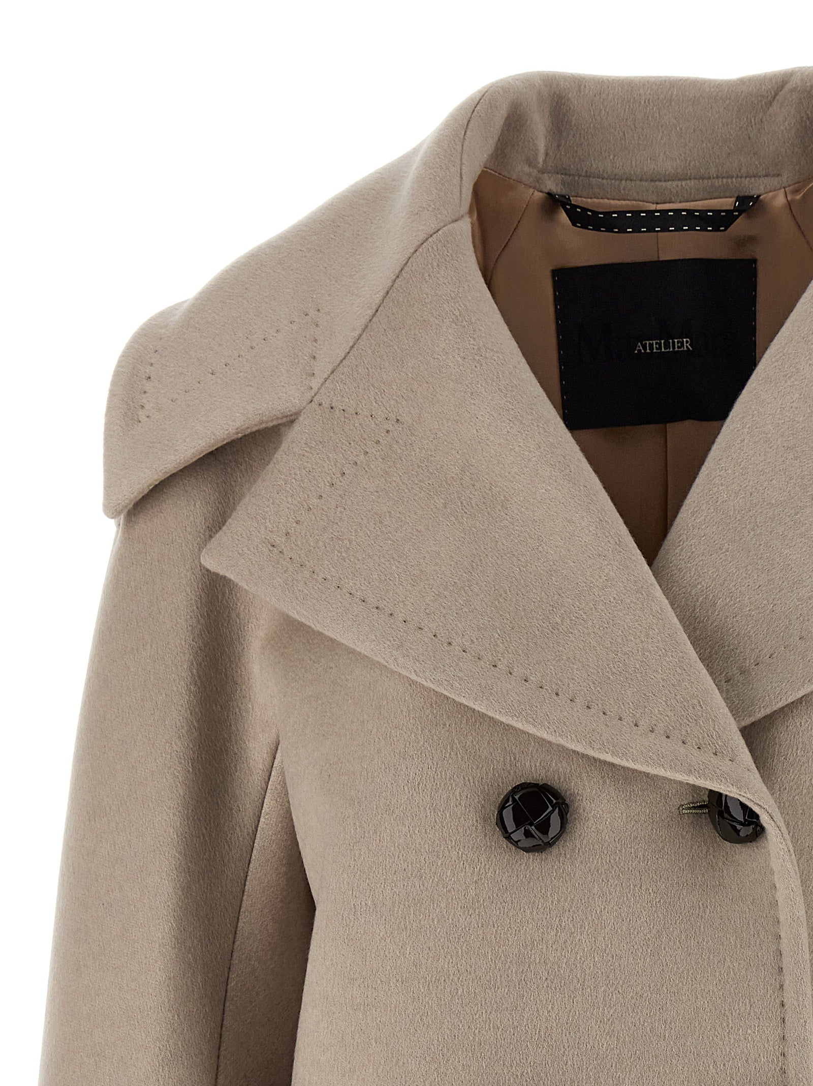 Max Mara Beige Cashmere Coat Max Mara