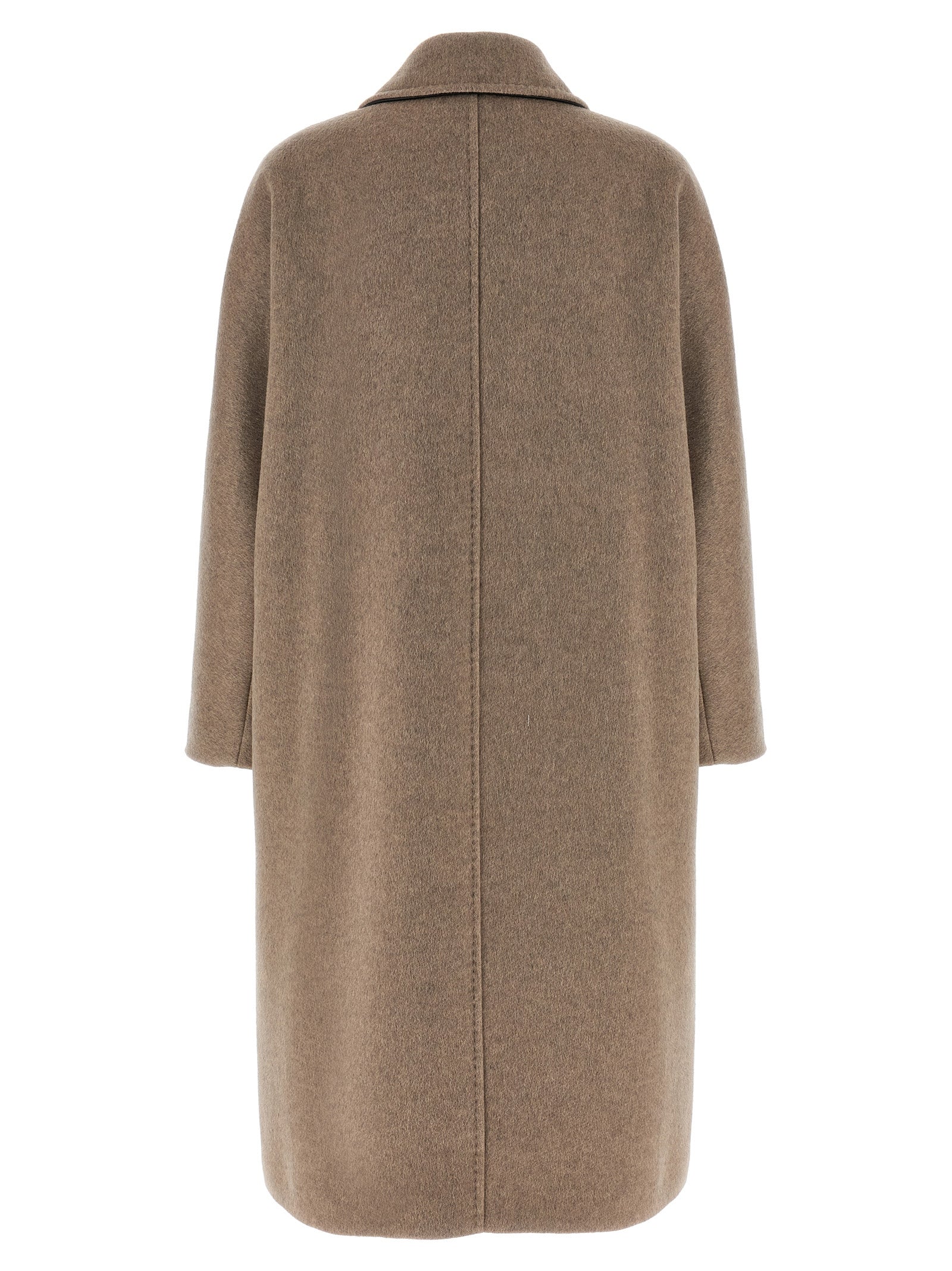 Max Mara Beige Cashmere Coat Max Mara