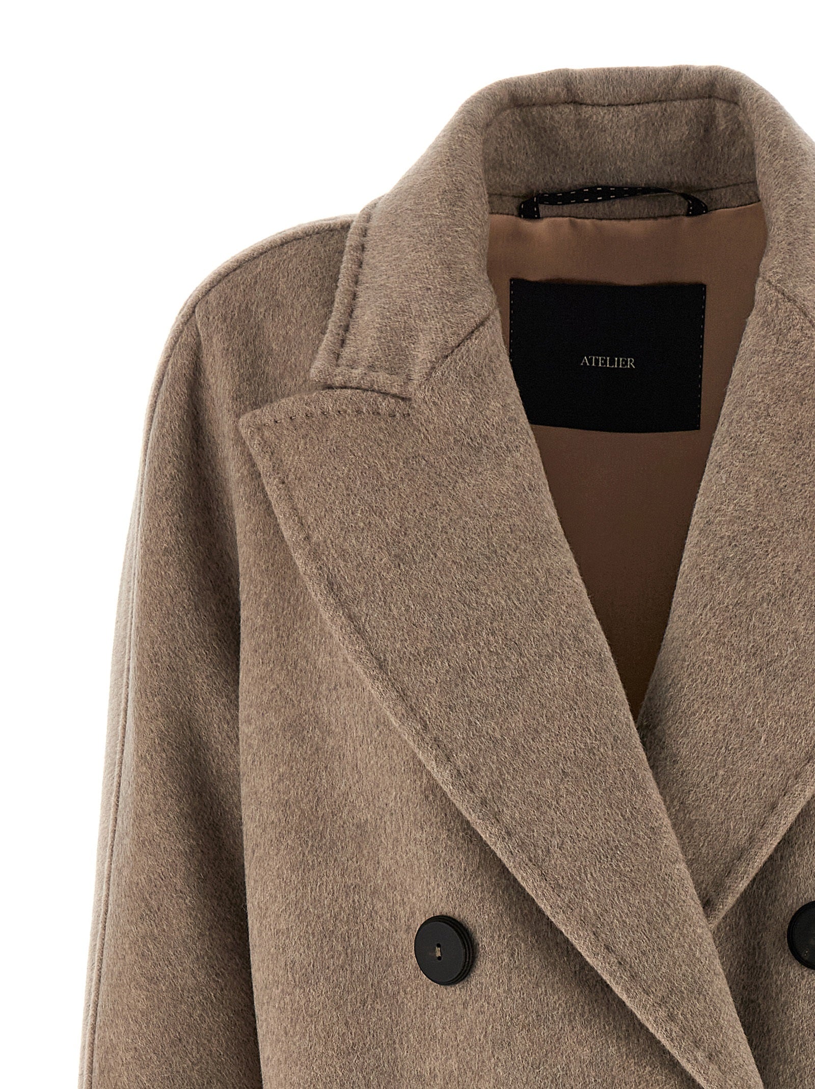Max Mara Beige Cashmere Coat Max Mara