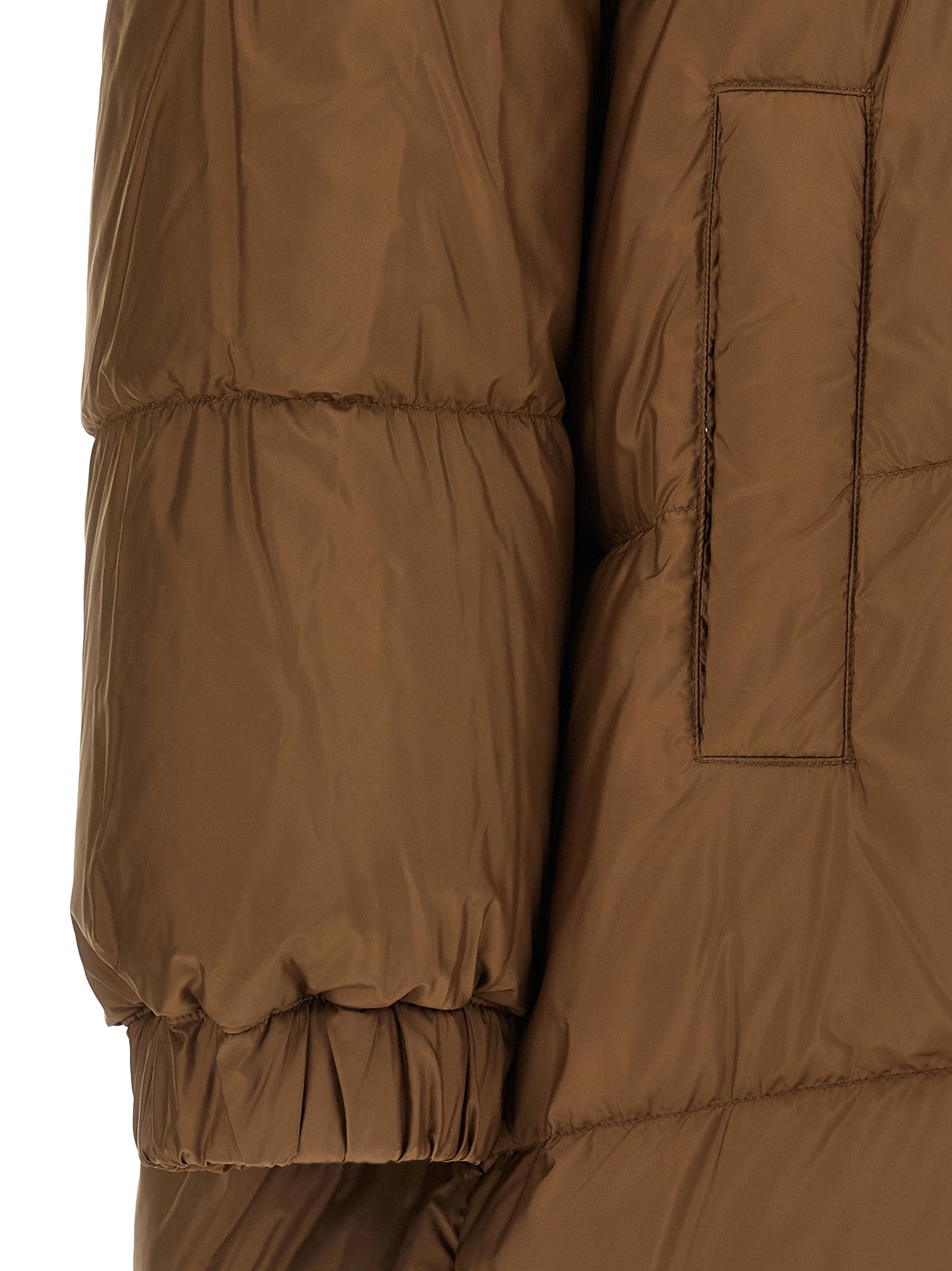 Max Mara Brown Polyester Parka Max Mara