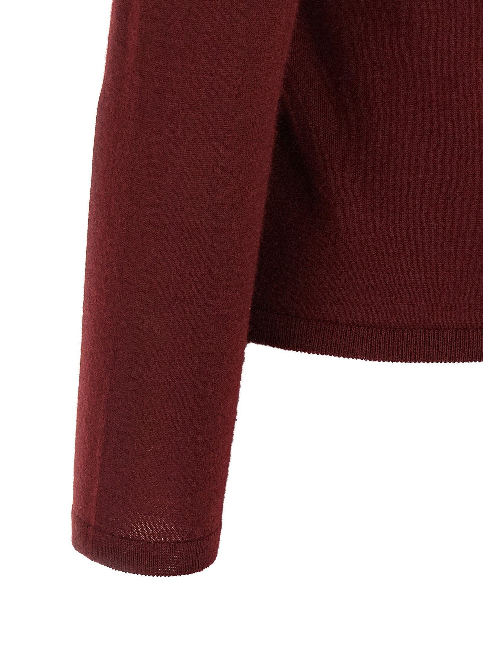 Max Mara Bordeaux Cashmere Cardigan Max Mara