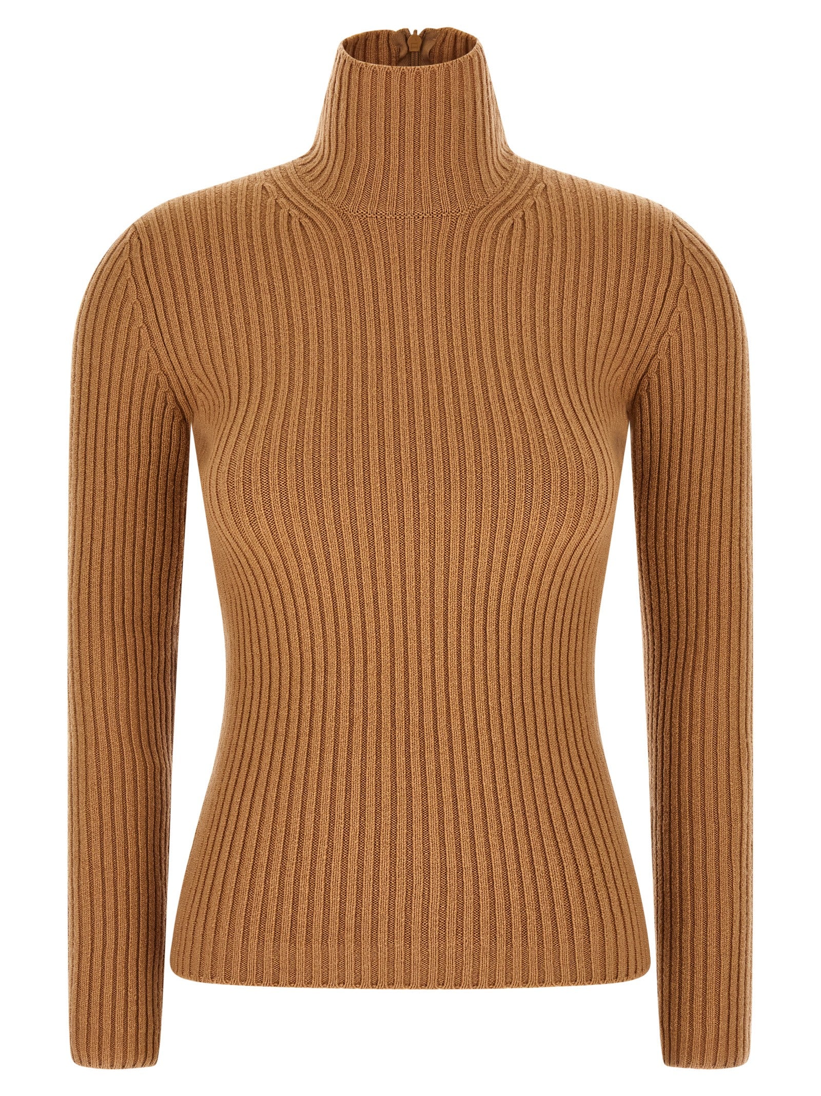 Max Mara Beige Wool Cardigan Max Mara