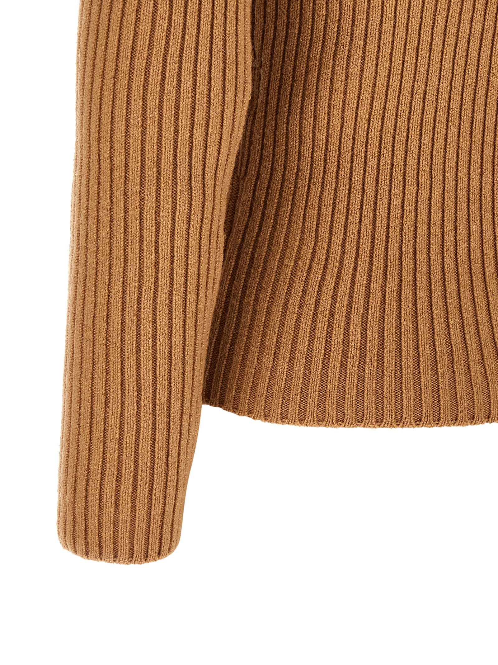 Max Mara Beige Wool Cardigan Max Mara