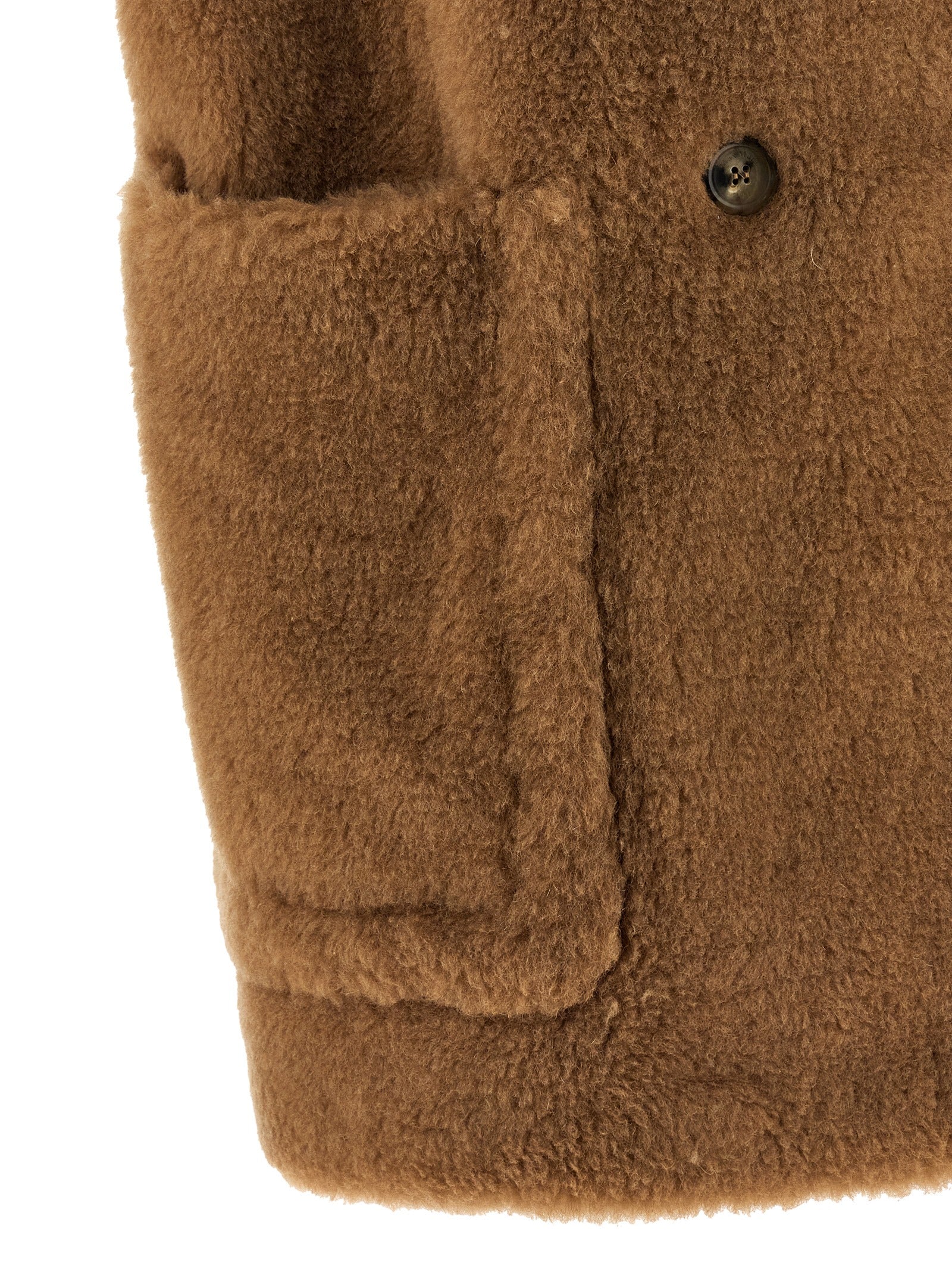 Max Mara Beige Wool Sleeveless Jacket Max Mara