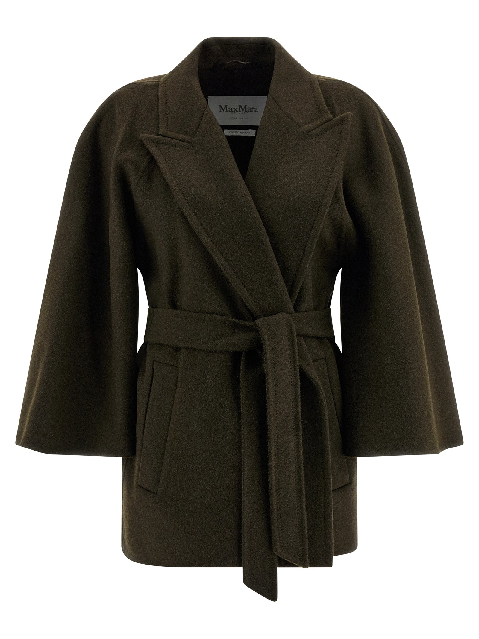 Max Mara Bicolor Wool Coat Max Mara