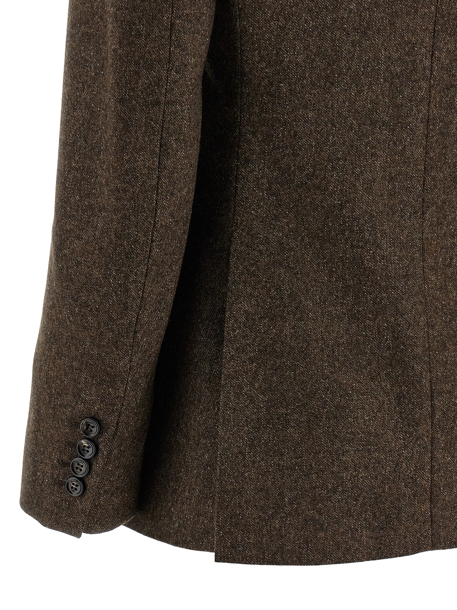 Max Mara Brown Virgin Wool Blazer Max Mara