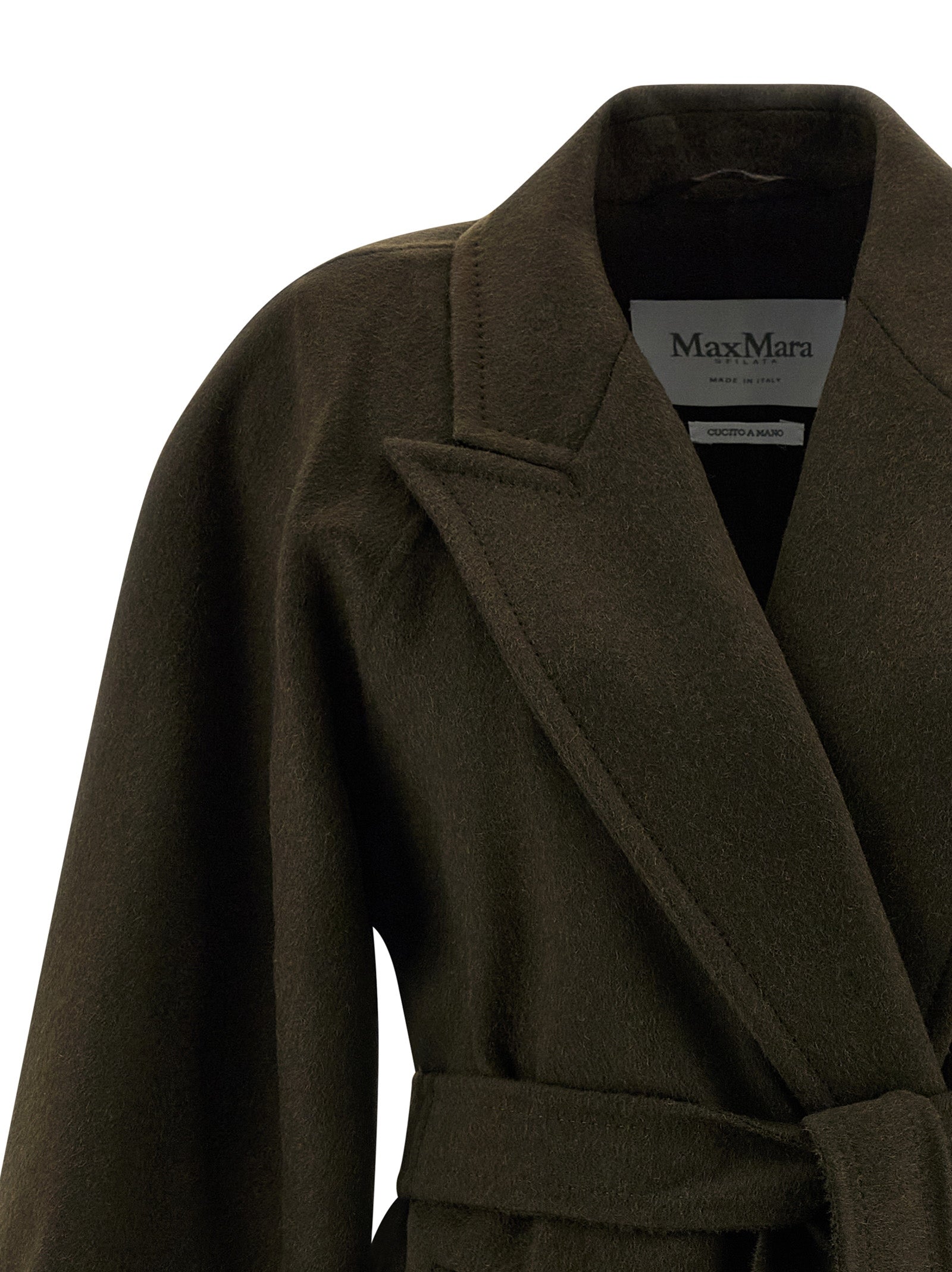 Max Mara Bicolor Wool Coat Max Mara